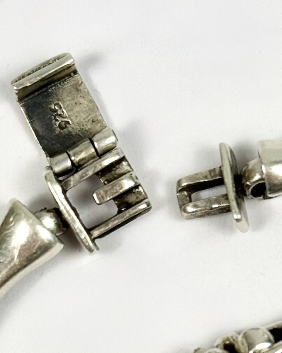 Silver Bamboo Bracelet