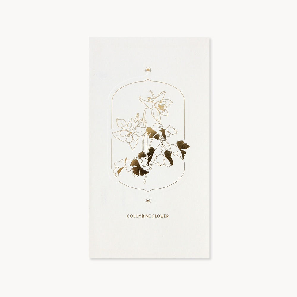 Hiromi Takeda Columbine Flower Greeting Card