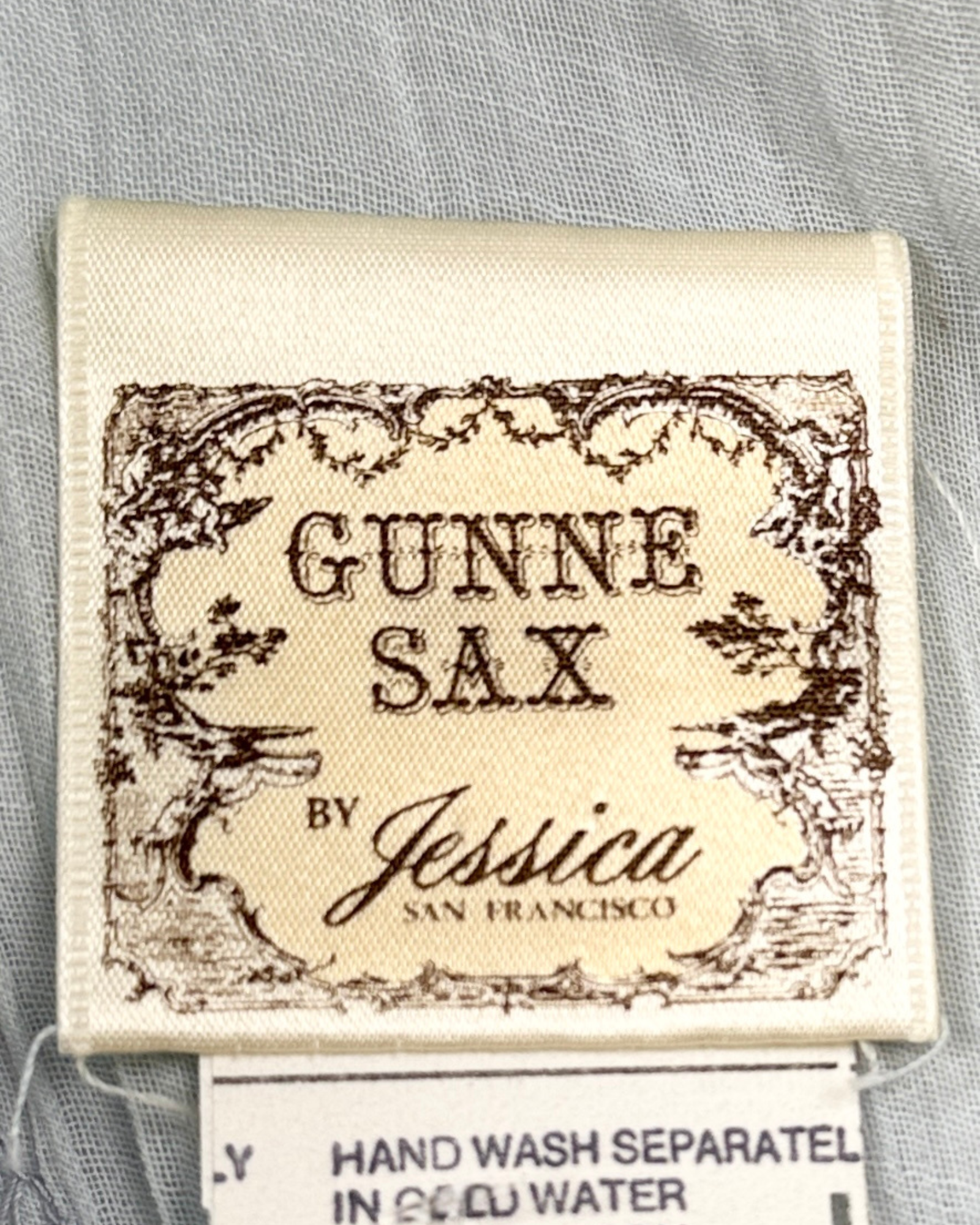 Frozen Reflections 70s Gunne Sax Maxi Dress