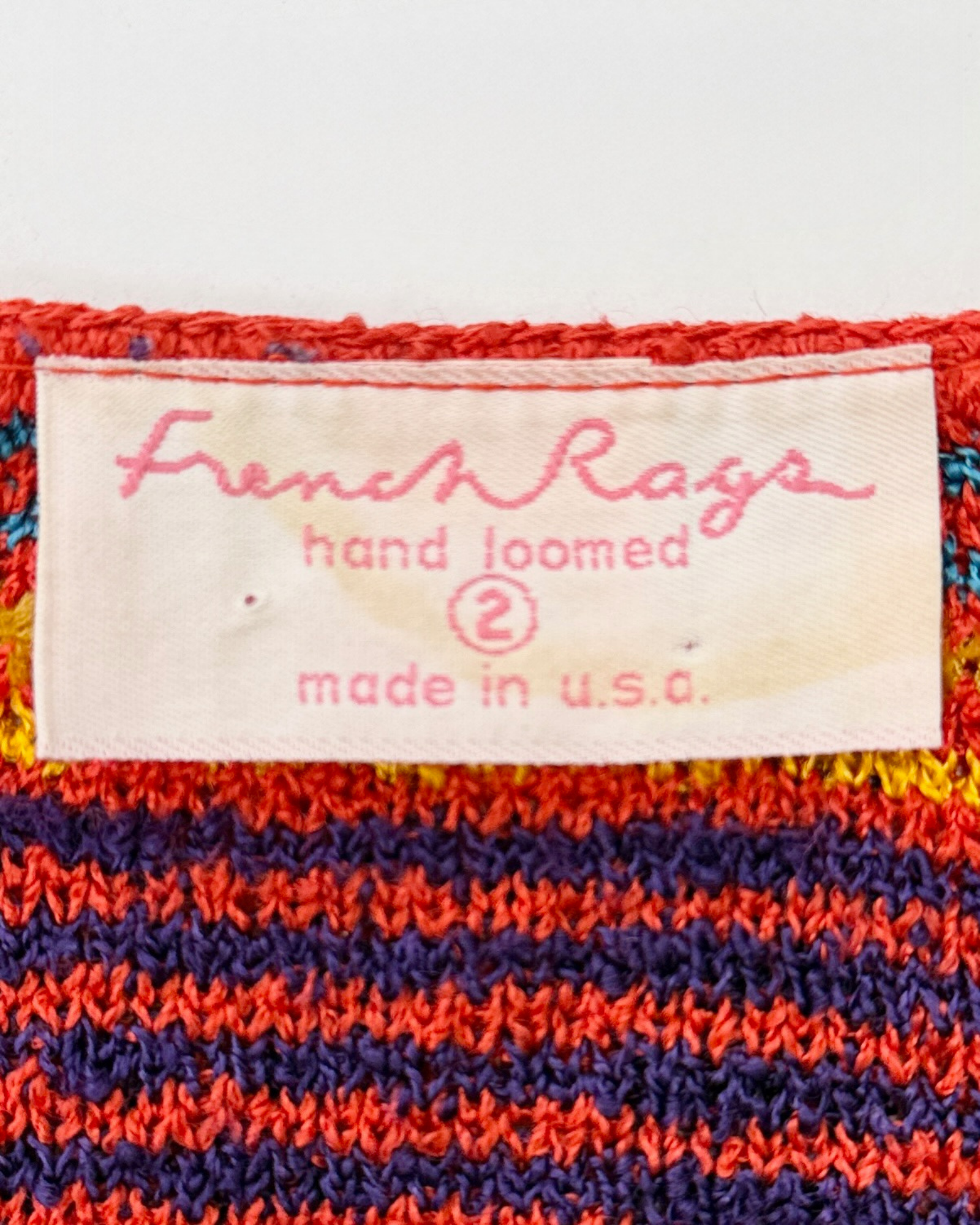 French Rags Colorful Knit Cardigan