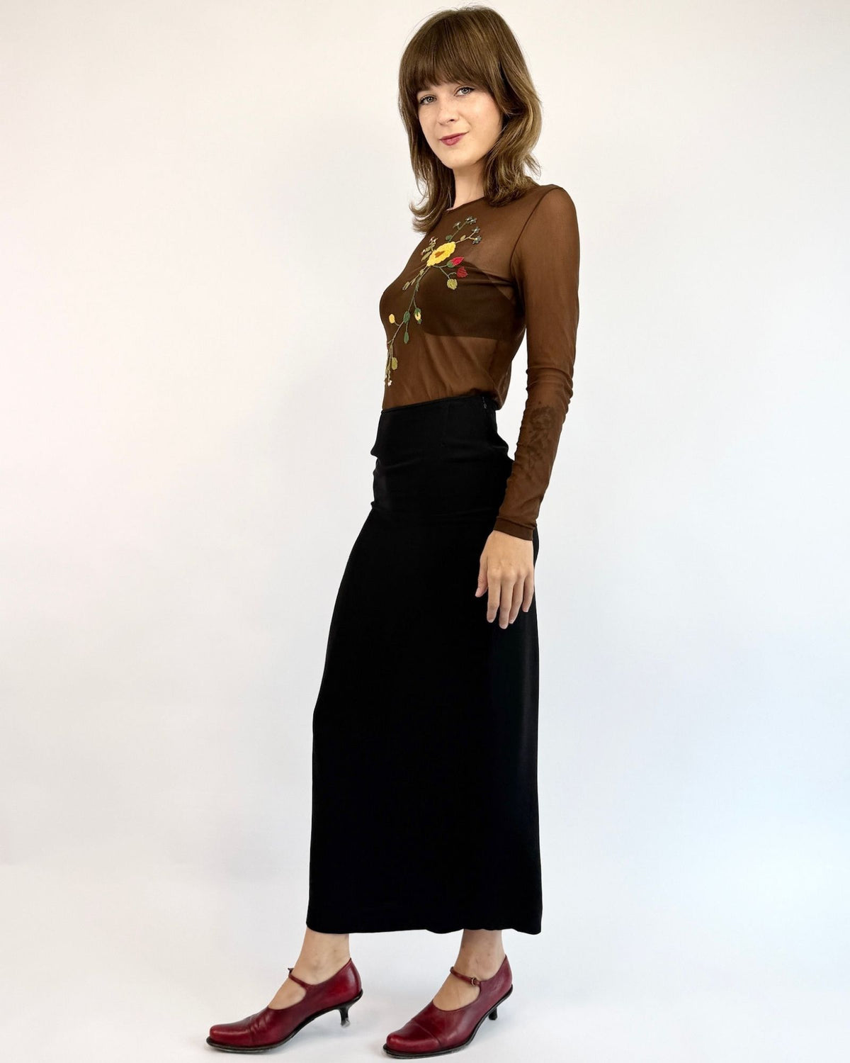Jean Paul Gaultier Lines Refined Skirt