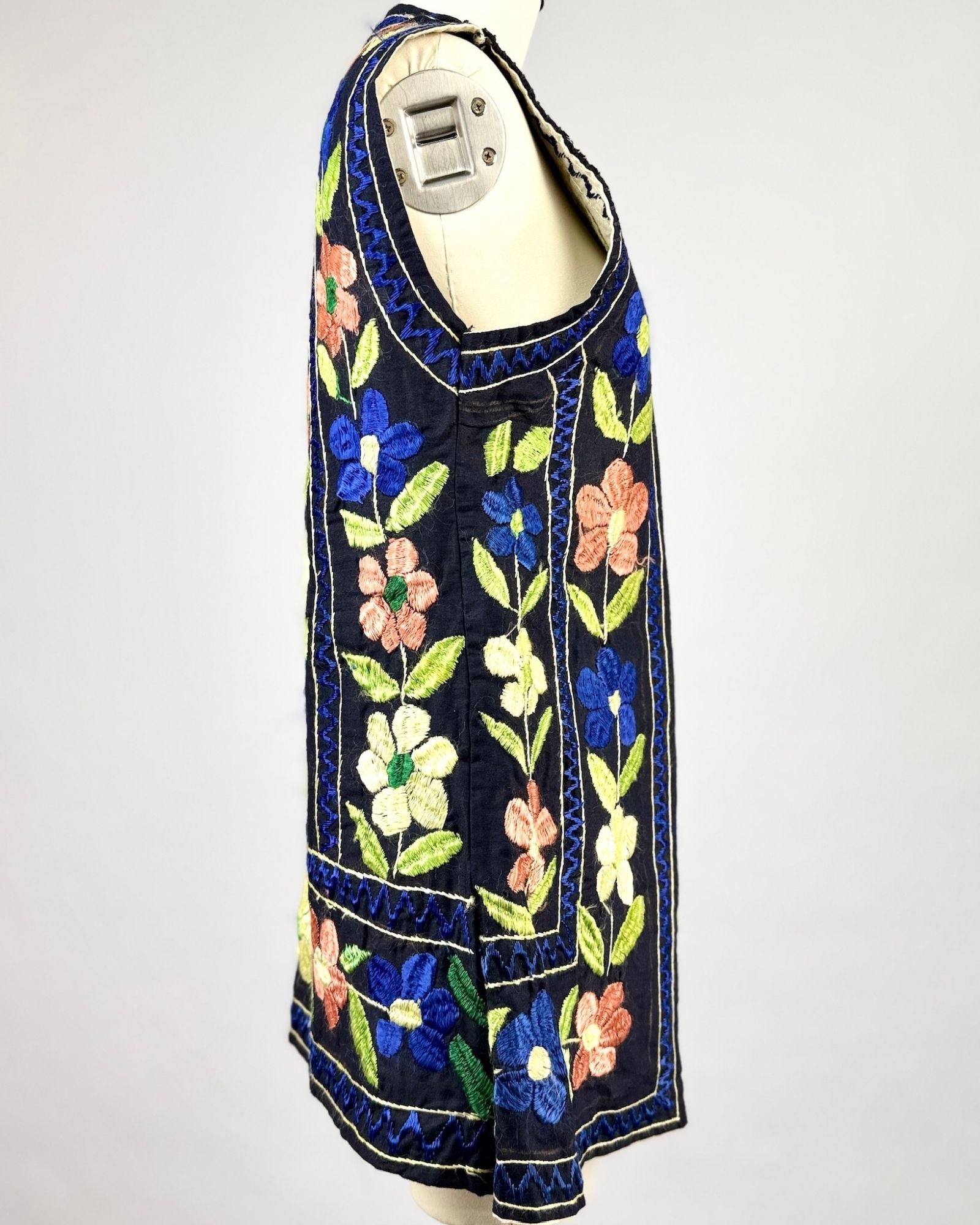 Heavily Embroidered Folk Art Vest