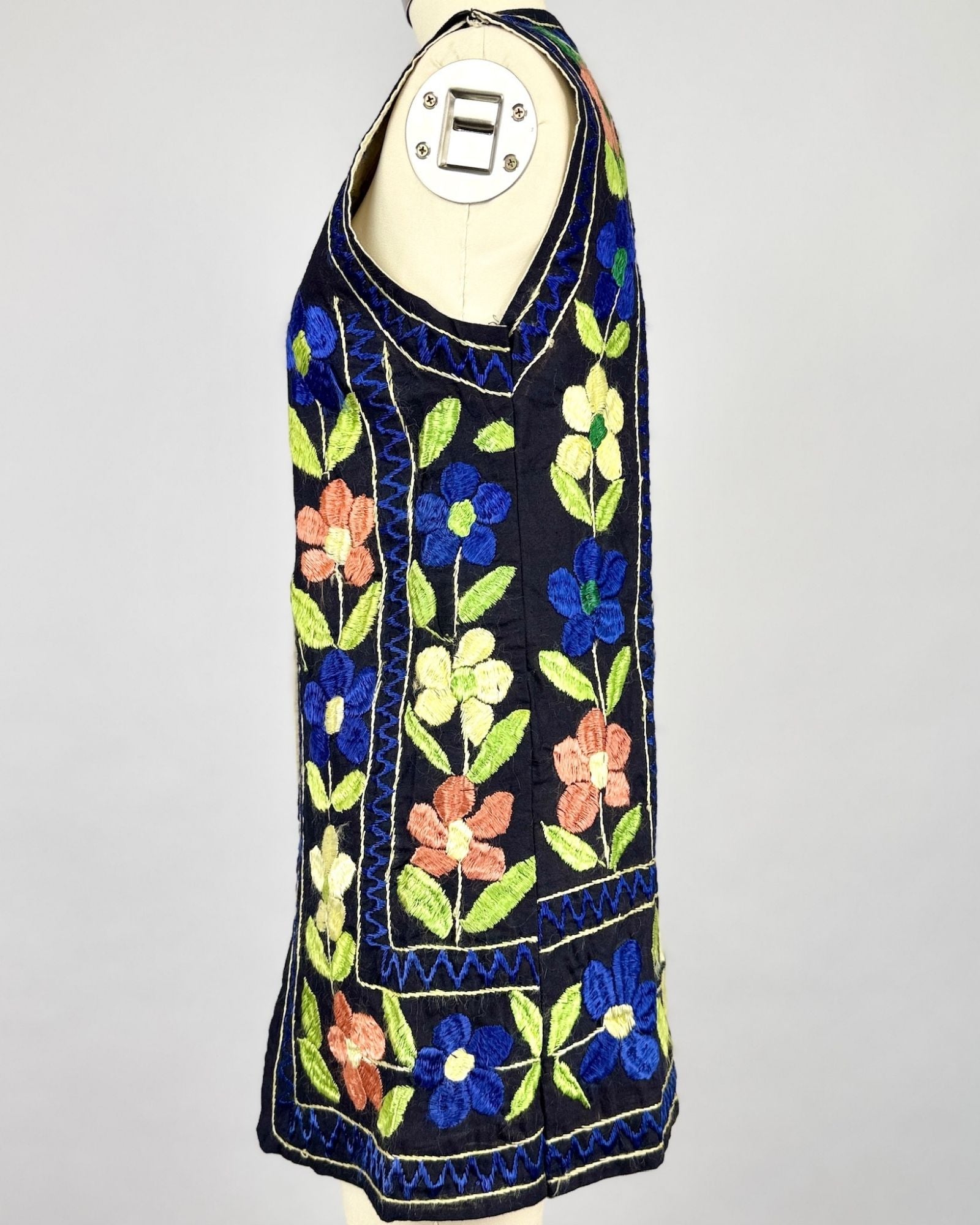 Heavily Embroidered Folk Art Vest