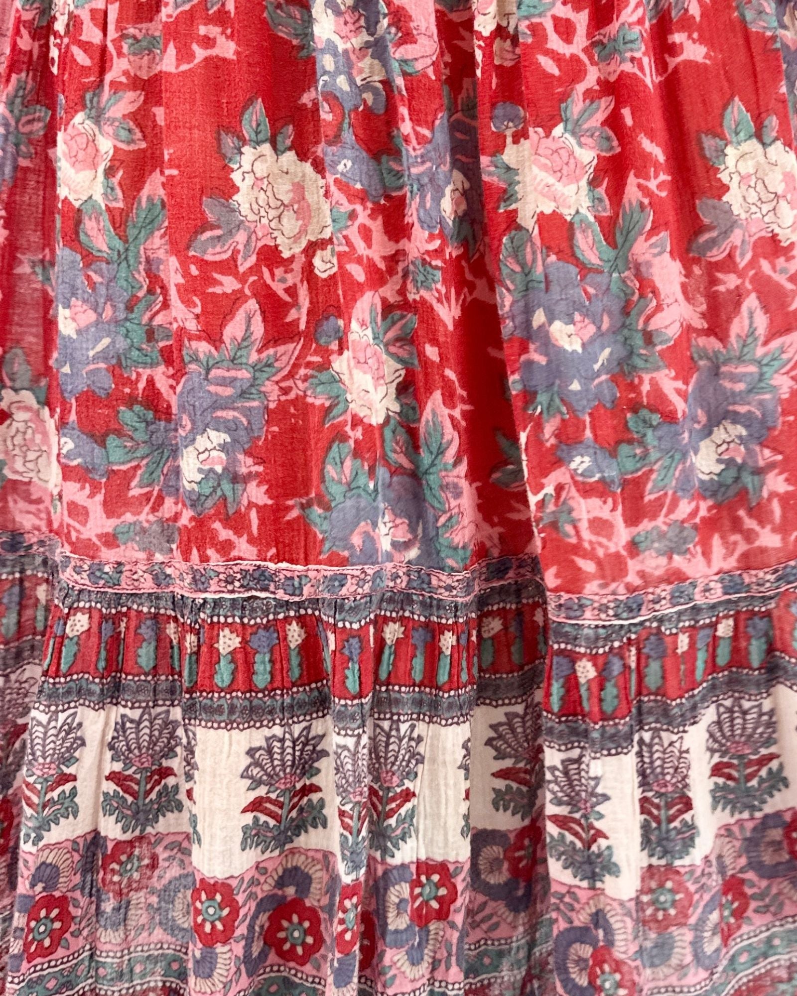 Blushing Hues Indian Cotton Dress