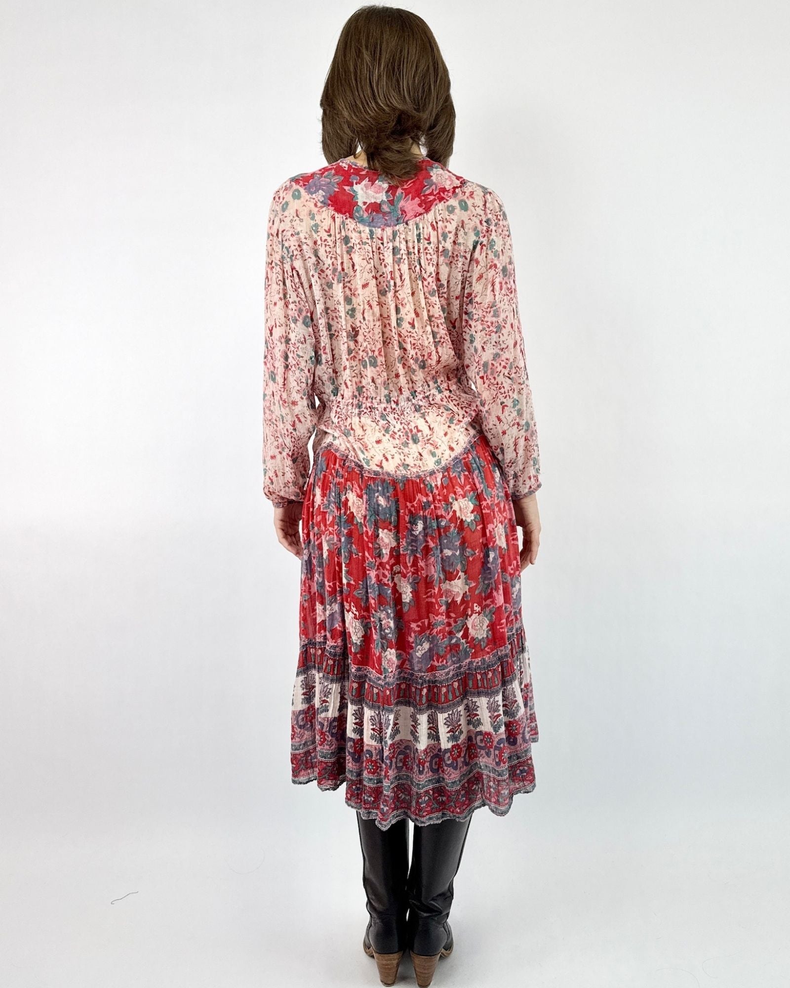 Blushing Hues Indian Cotton Dress