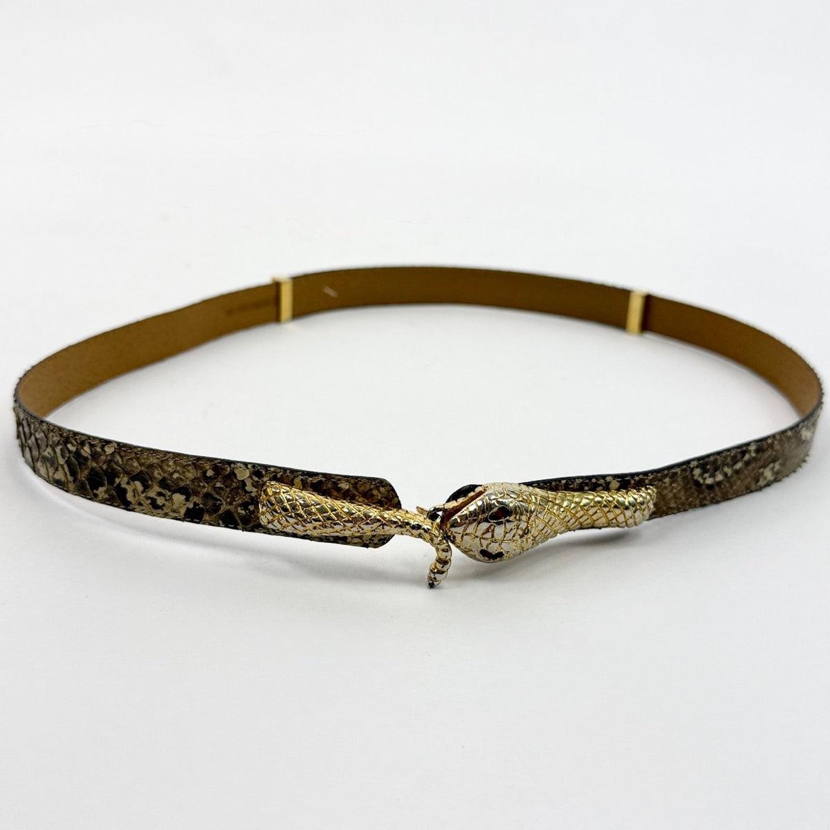 Snakeskin Gold Head Belt display picture 1