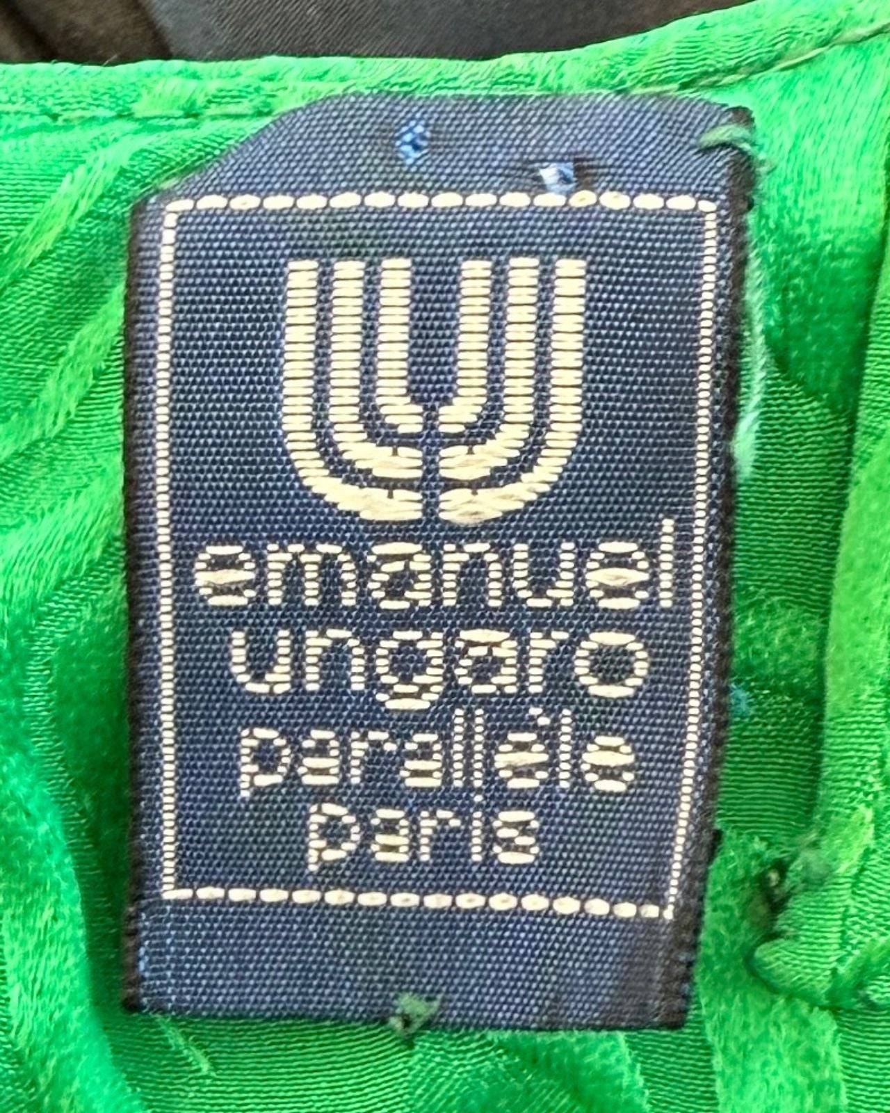 Ungaro The Green Gatsby Silk Dress