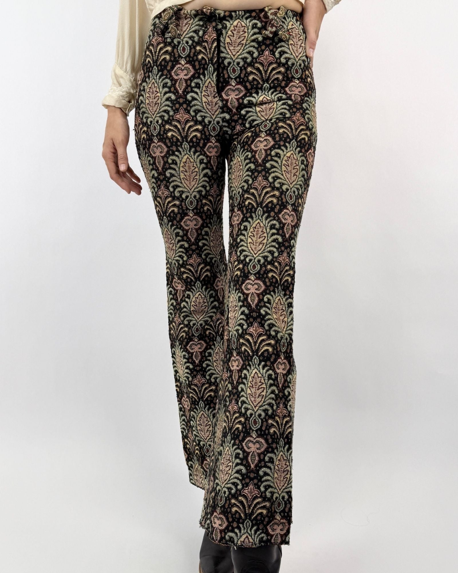 1970s Tapestry of Time Brocade Pants