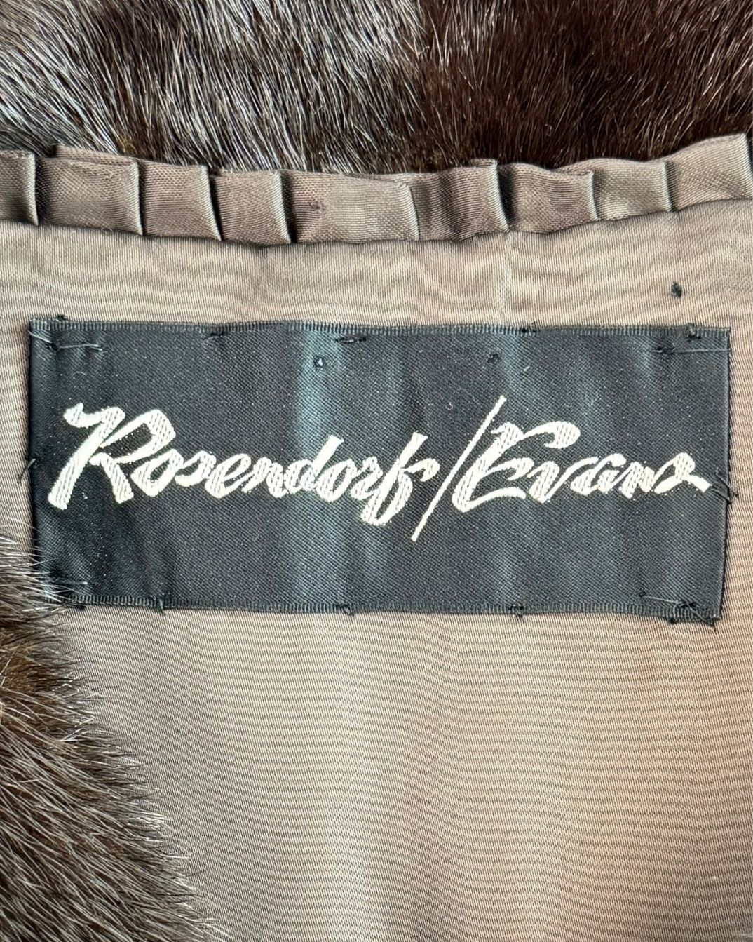 Dark Chocolate Cropped Mink Jacket