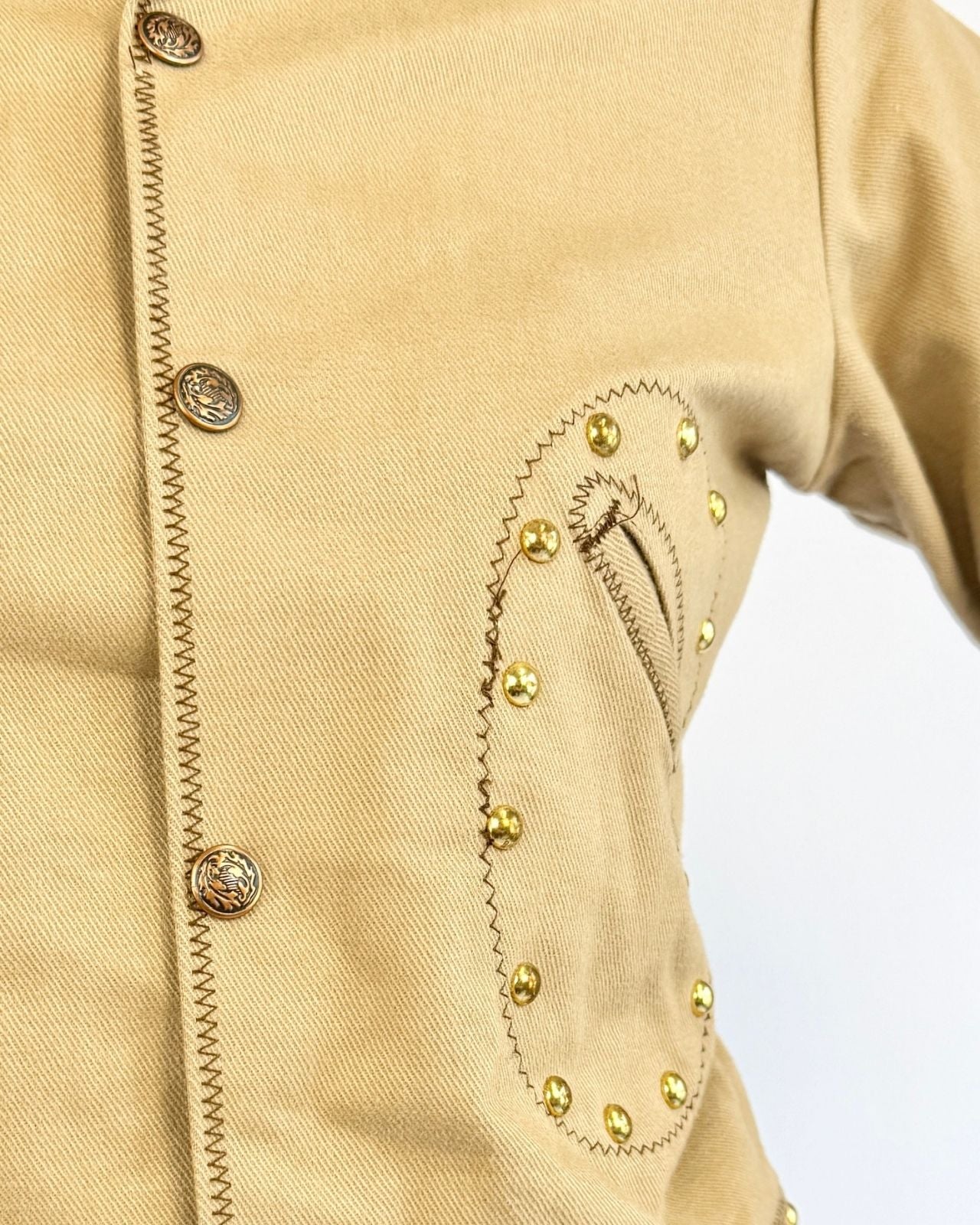 60s Totally Toasted Studded Jacket