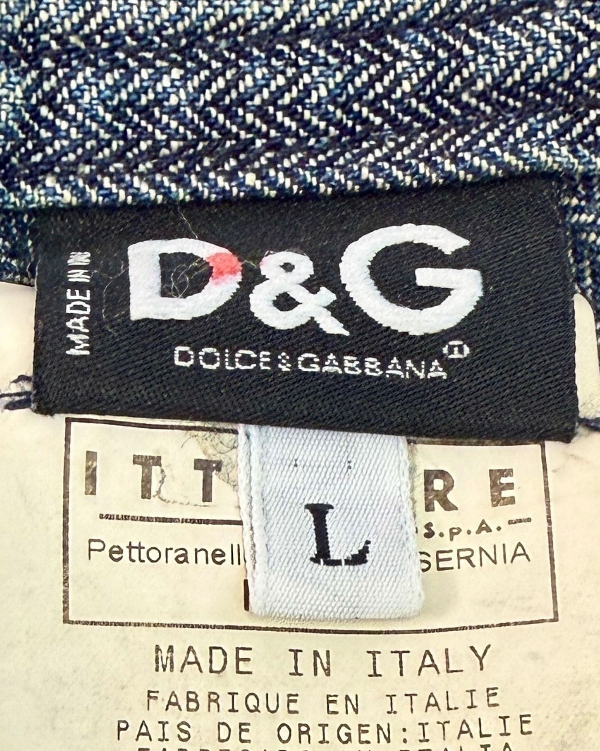Dolce and Gabbana Denim Difference Bustier