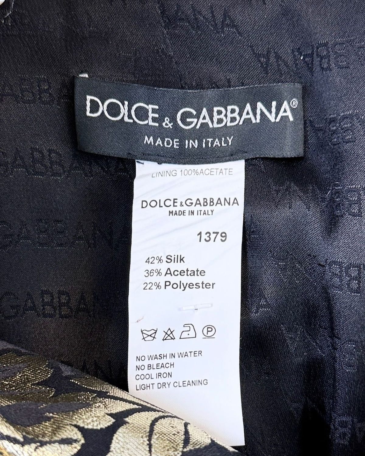 Dolce and Gabbana Brocade Brilliance Coat