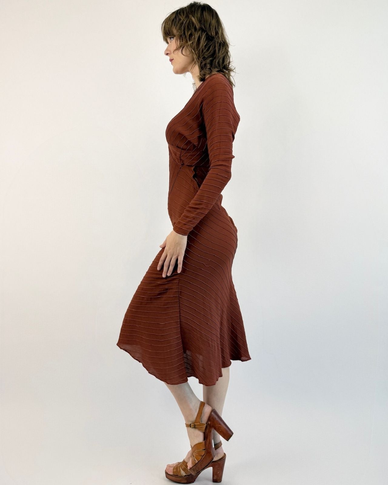 1930s Wrap Me Up Rayon Dress