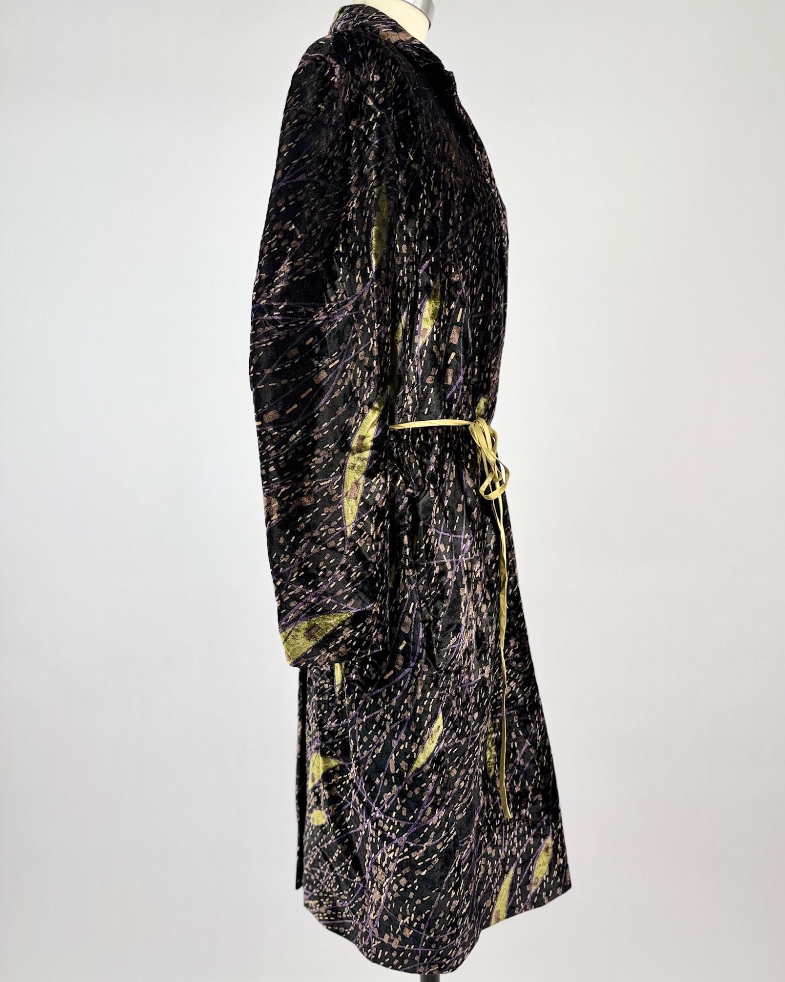 Purple Rain Silk Velvet Jacket