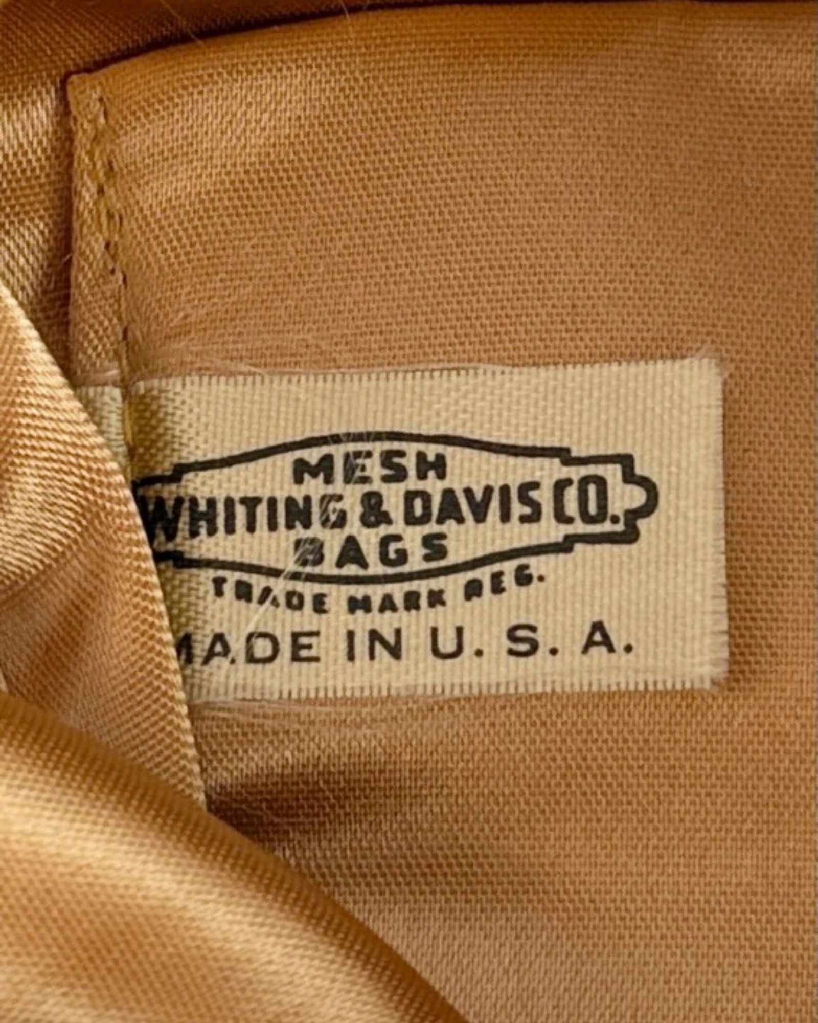 Whiting and Davis Gold Mesh Crossbody