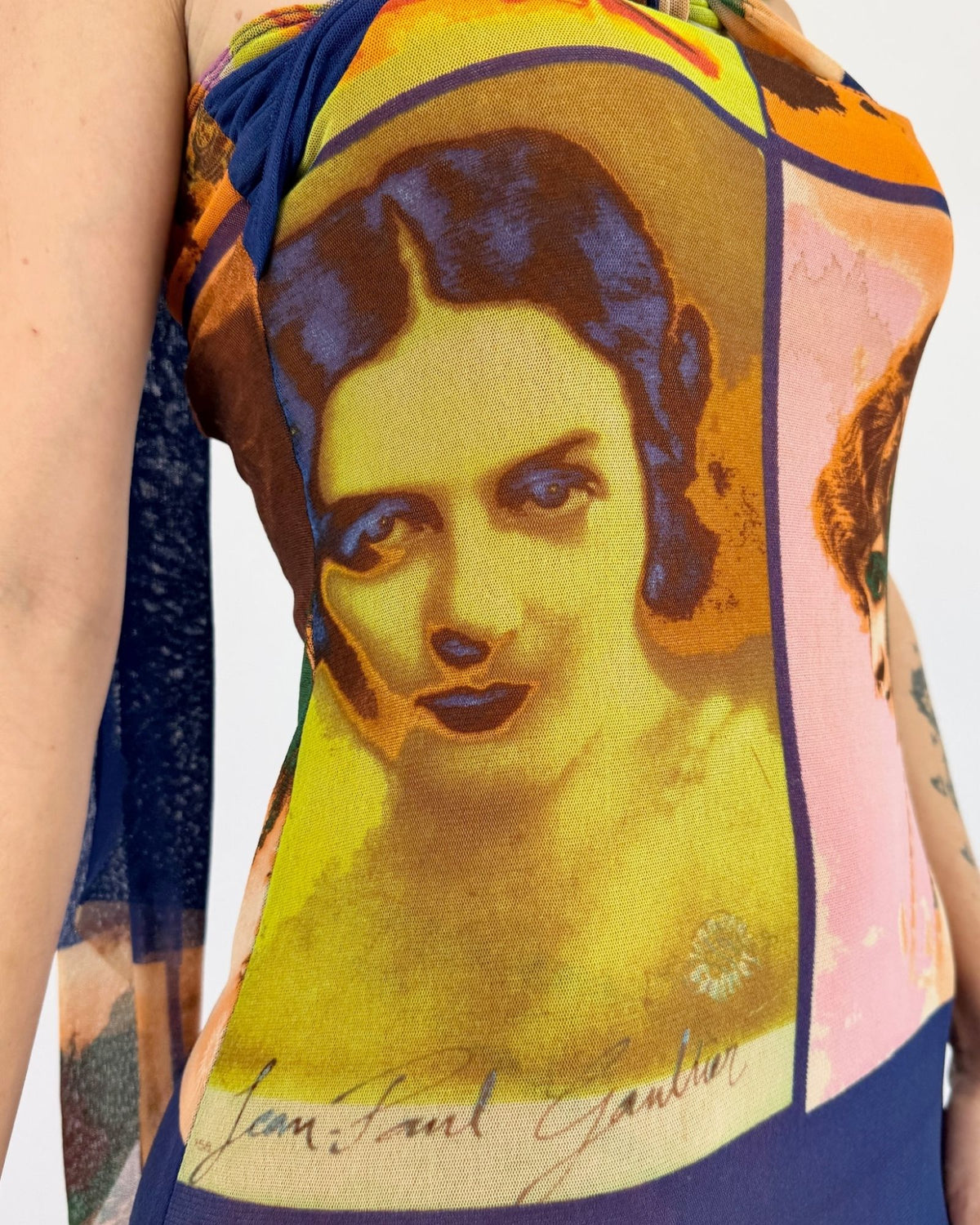 Jean Paul Gaultier Soleil Mesh 2002 Portraits Dress