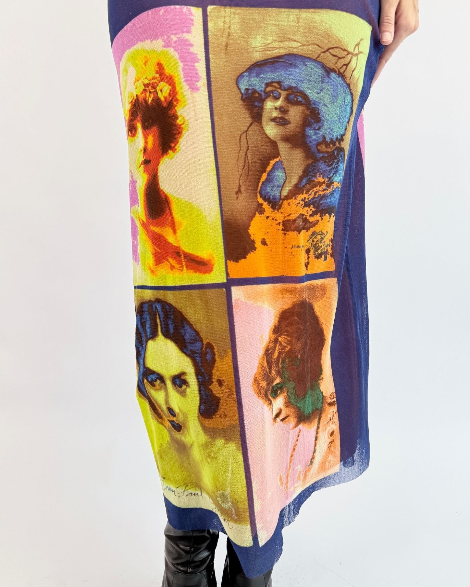 Jean Paul Gaultier Soleil Mesh 2002 Portraits Dress