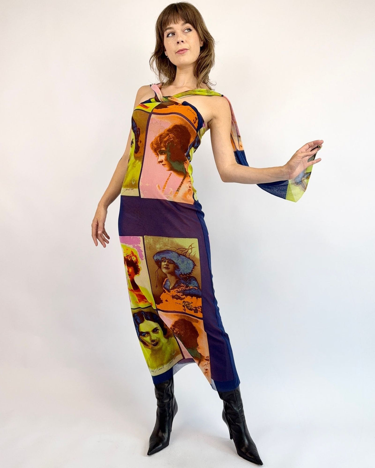 Jean Paul Gaultier Soleil Mesh 2002 Portraits Dress