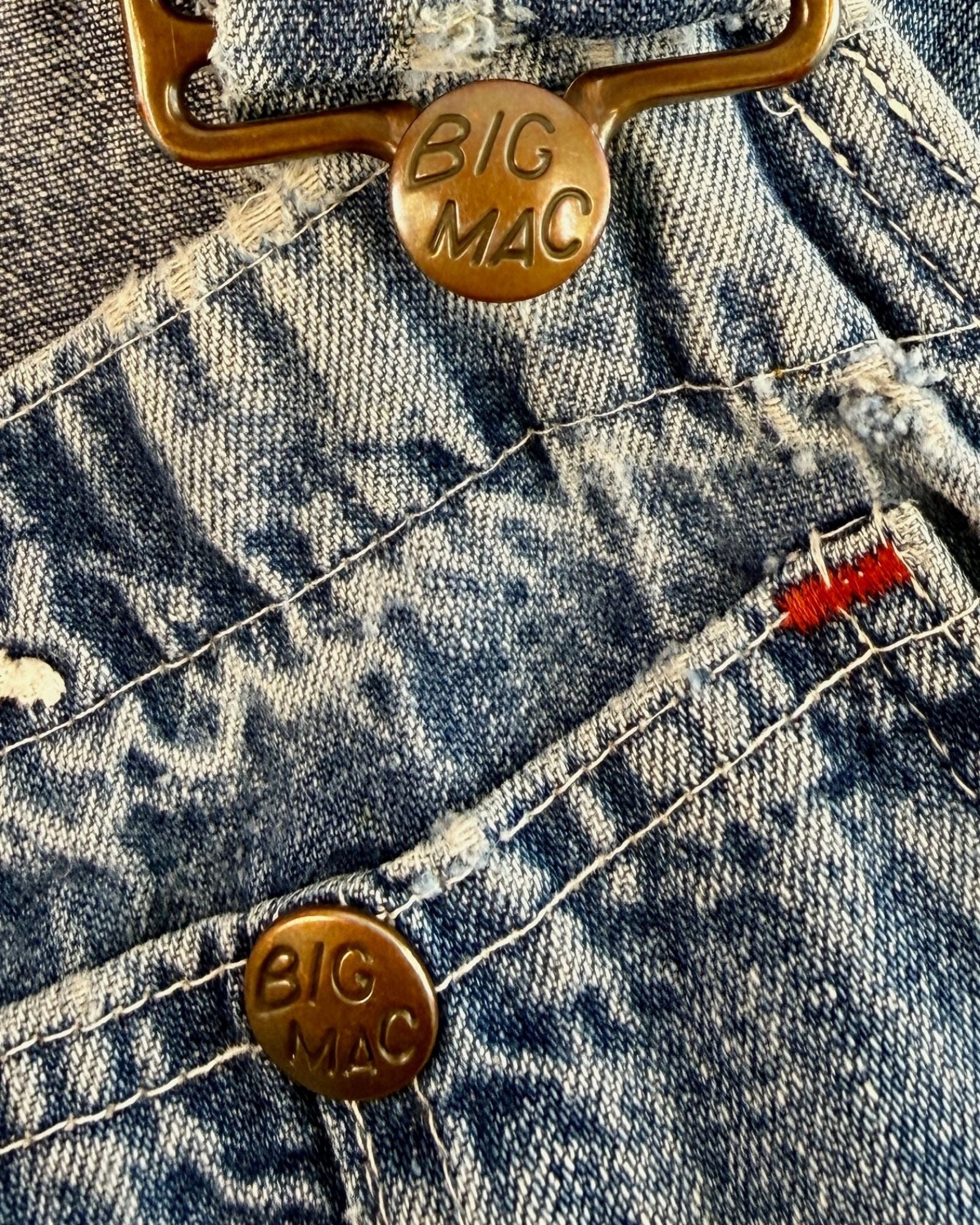 Big Mac Long Story Short Denim Overalls