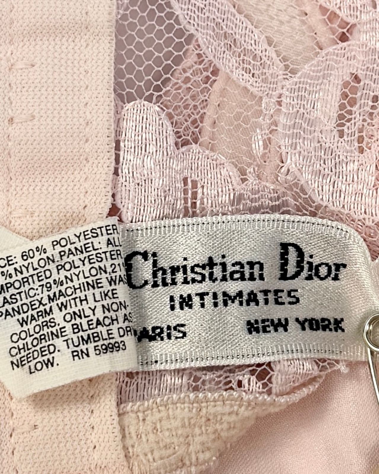 Christian Dior Pink Lace Corset