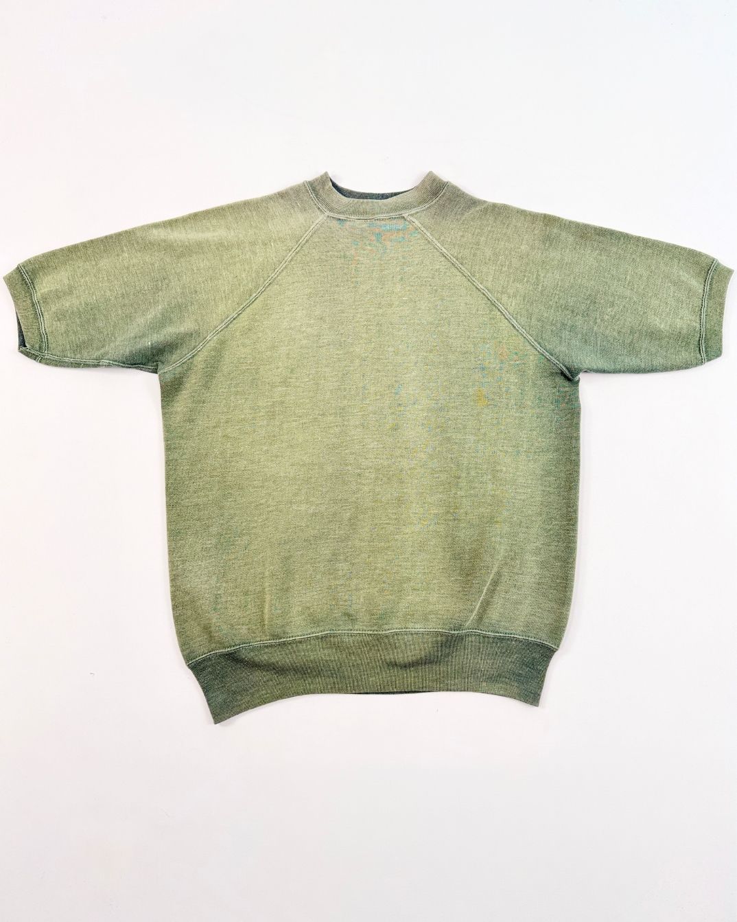 Green Short Sleeve Sweatshirt