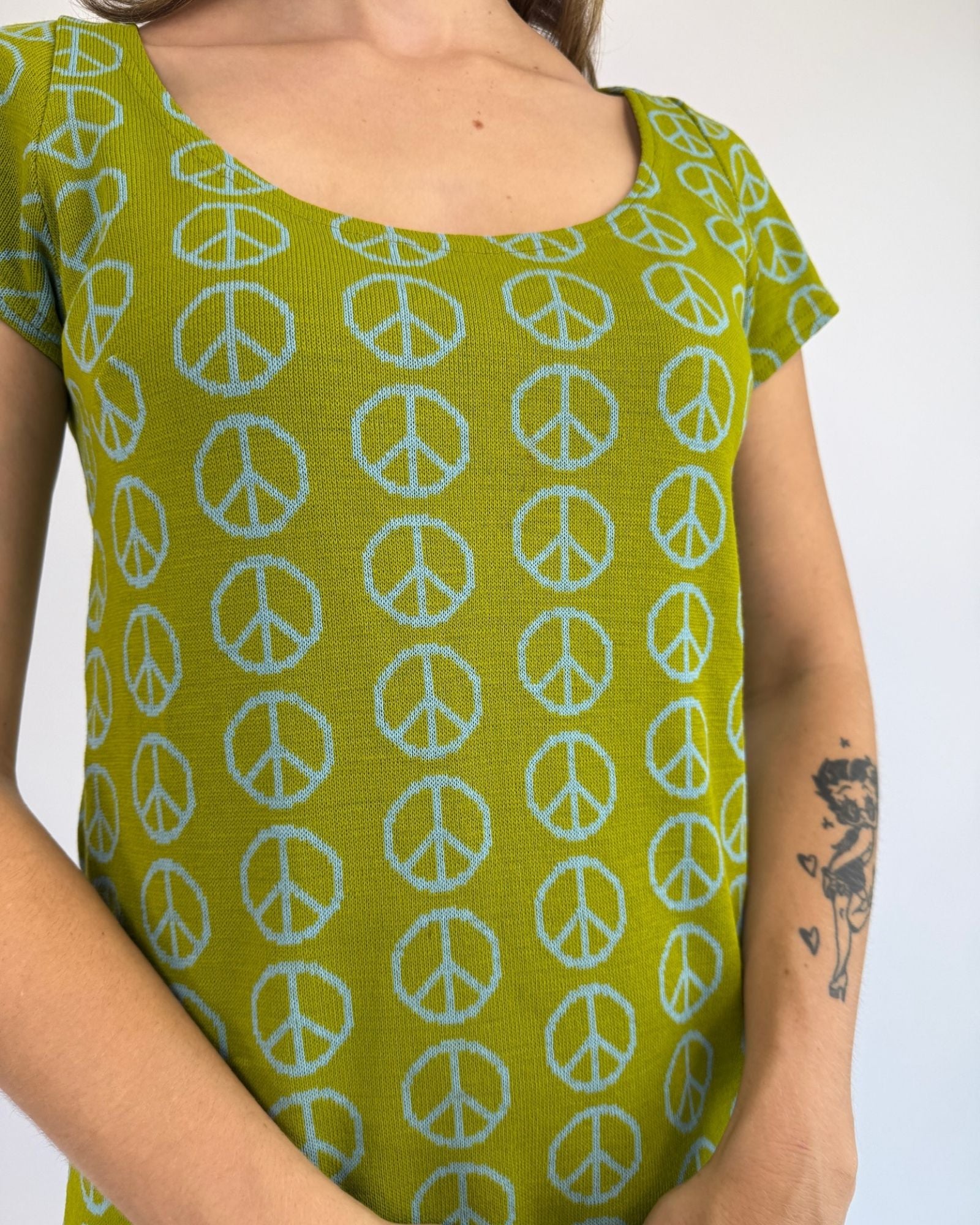 Alvin Duskin Peace A Plenty Mini Dress