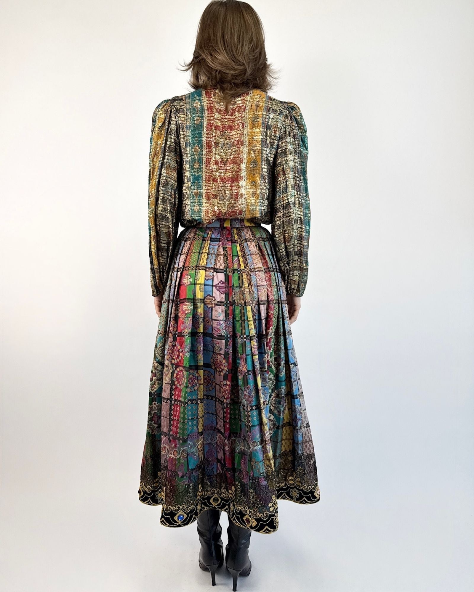 Oscar De La Renta Merrily, Colorfully Metallic Set