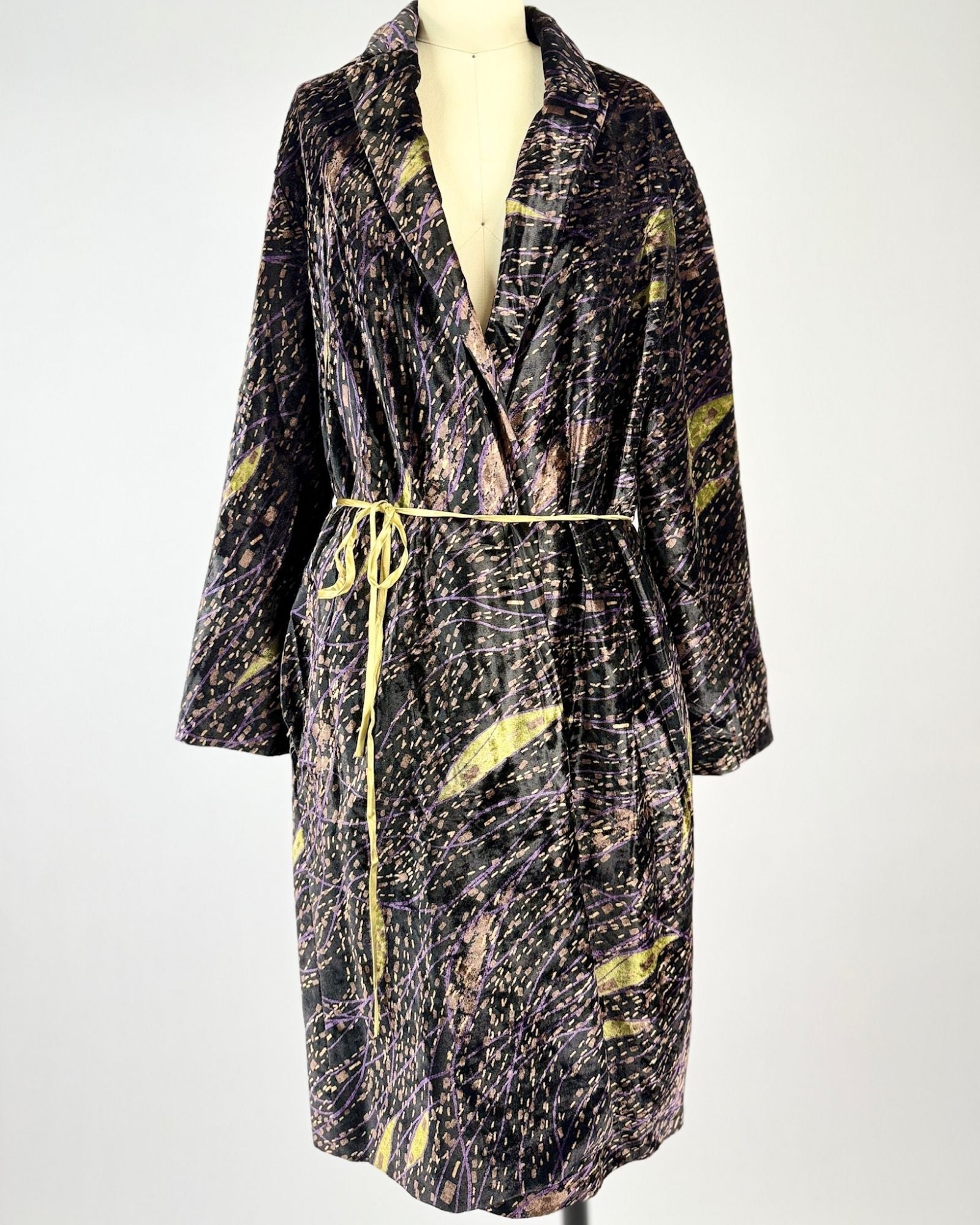 Purple Rain Silk Velvet Jacket