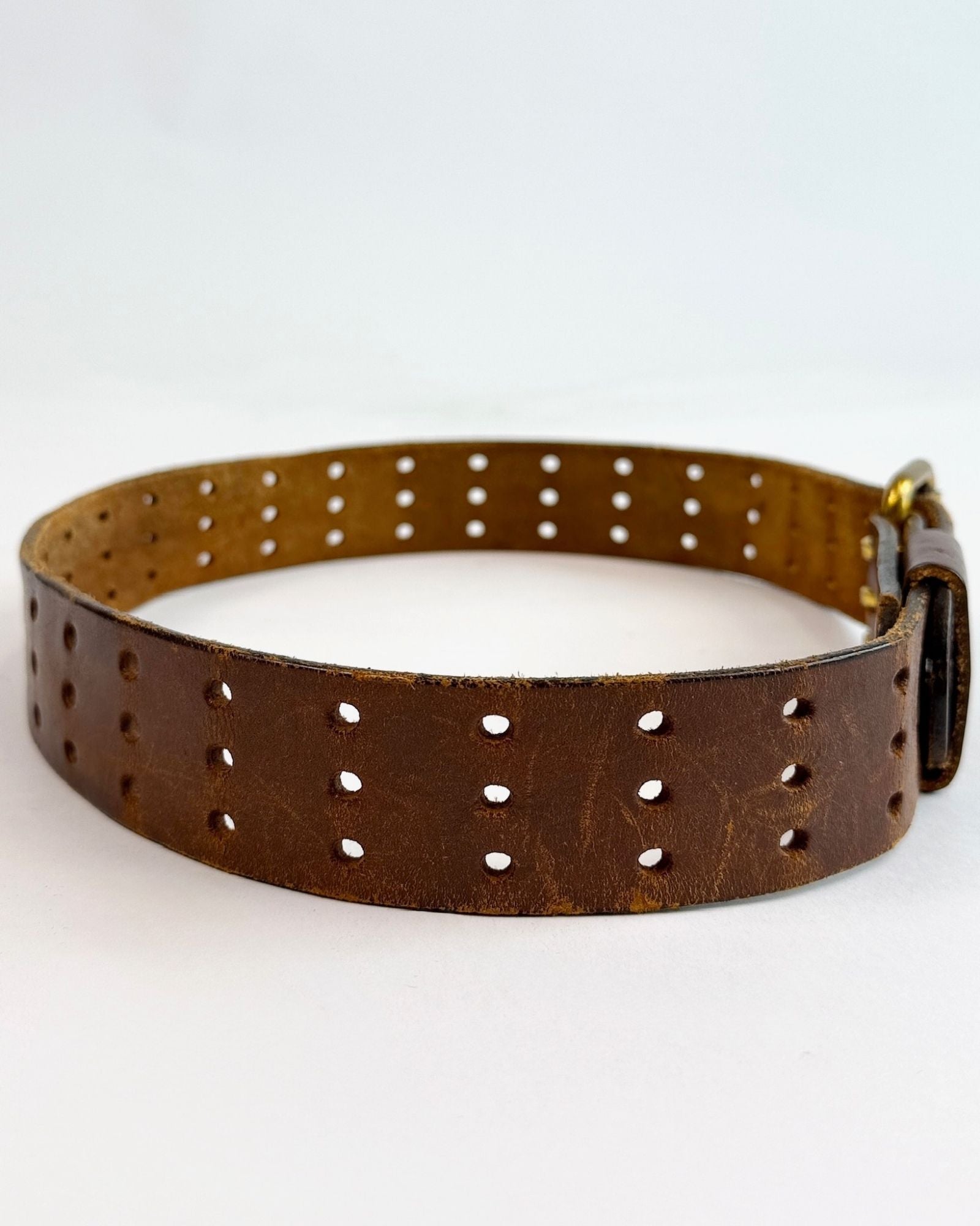 Caramel Wide Leather Belt