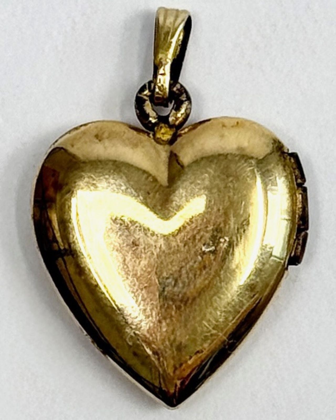 Gold Fill Etched Heart Locket