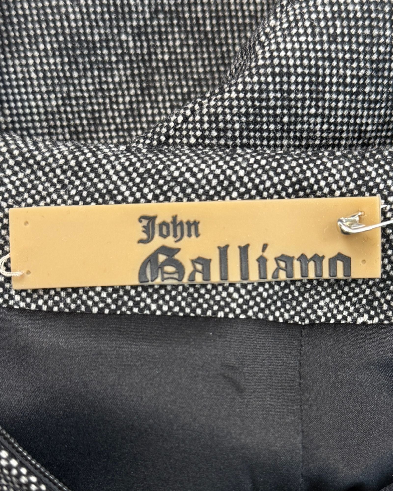 John Galliano Need for Tweed Pencil Skirt