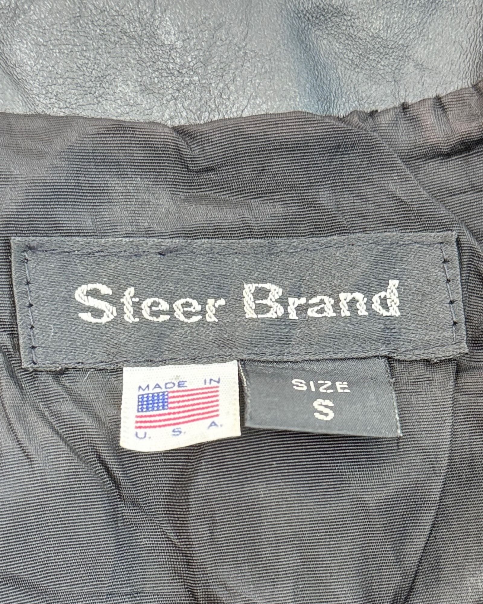 Harley Davidson Patched Black Leather Vest