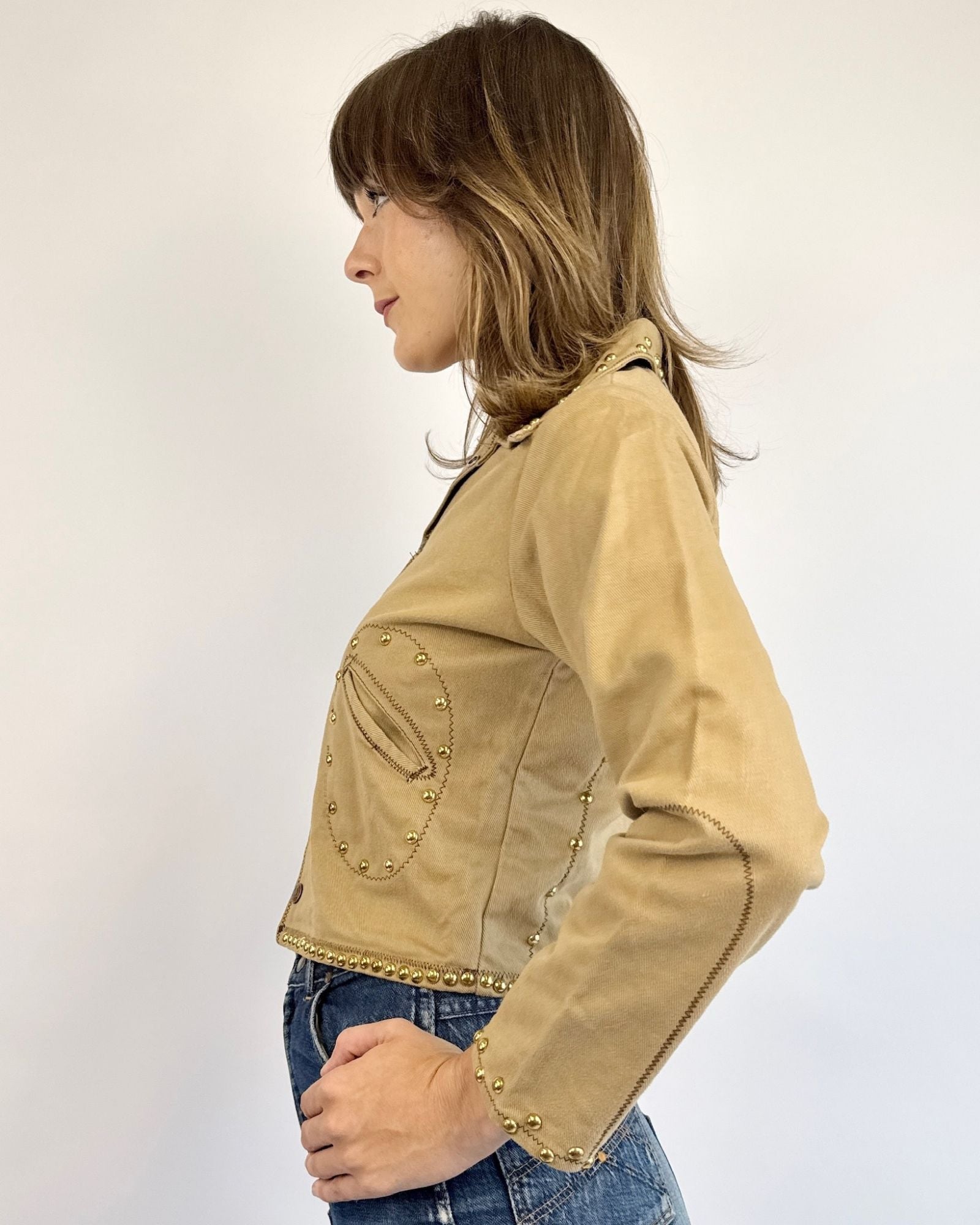 60s Totally Toasted Studded Jacket