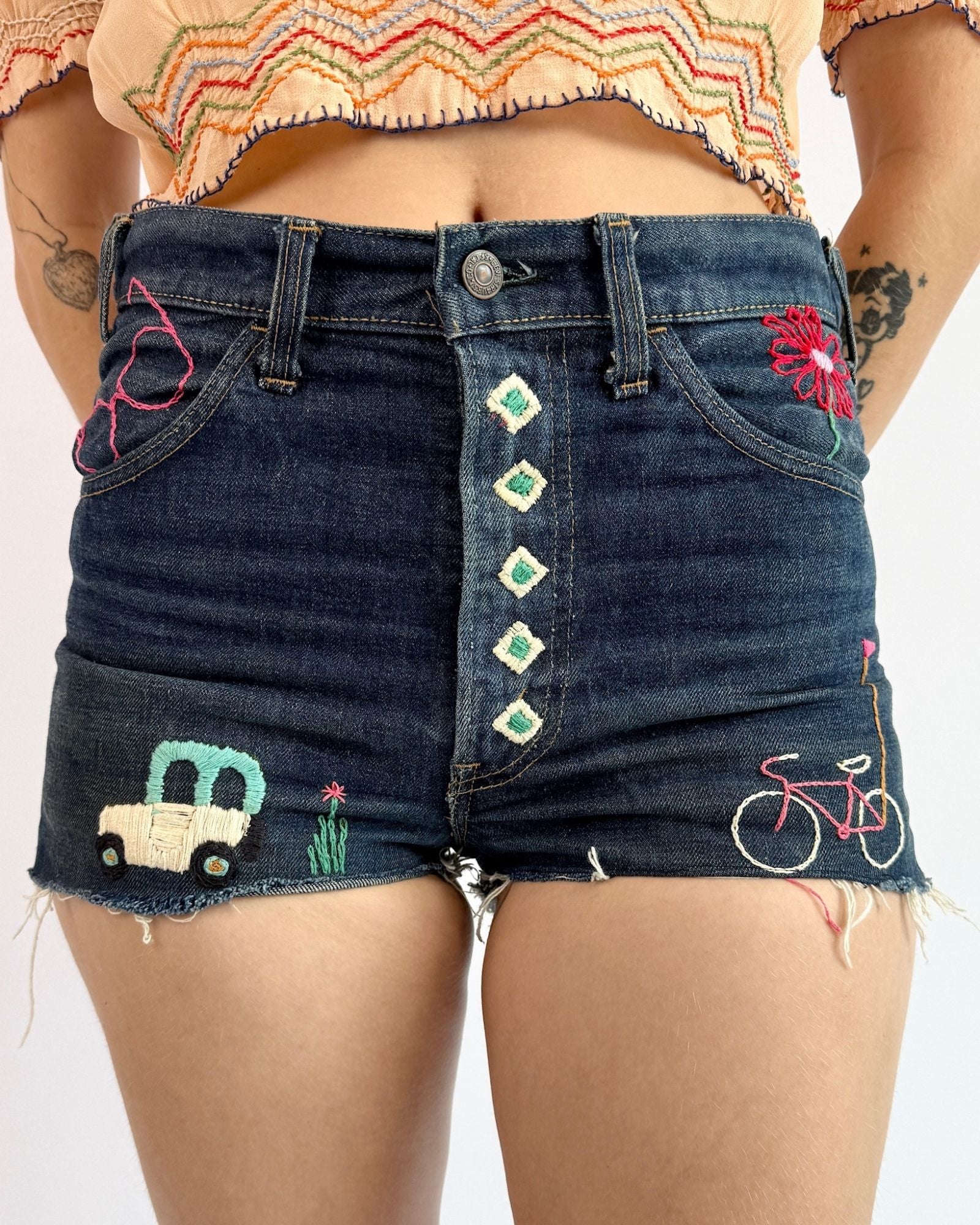 Levi's Big E Arts and Crafts Shorts