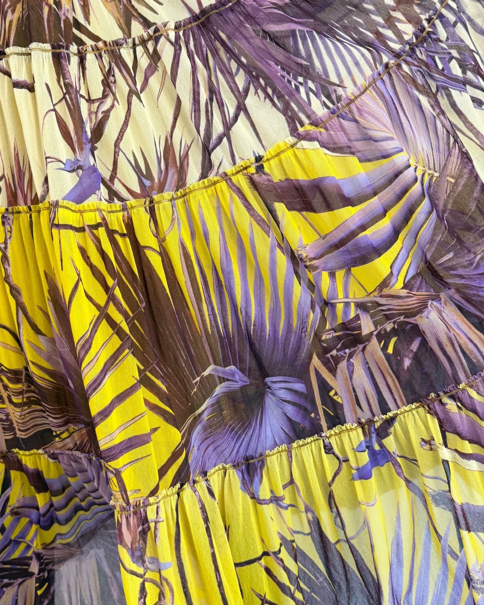 Jean Paul Gaultier Tropical Flora Maxi Dress