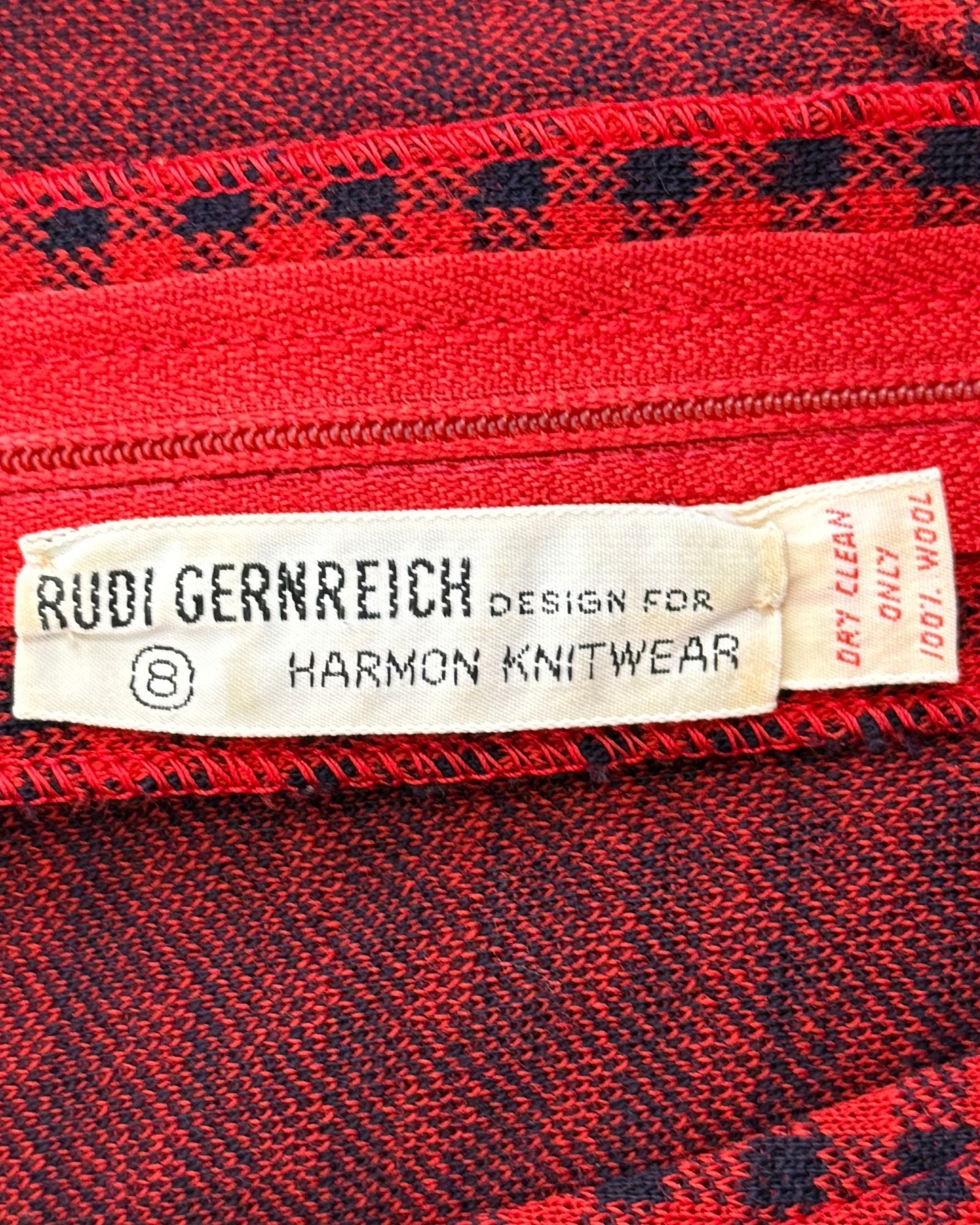 Rudy Gernreich Checkmate Baby Maxi Dress