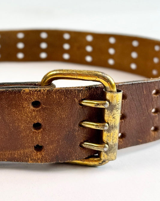 Caramel Wide Leather Belt