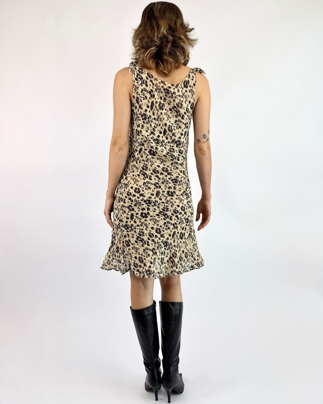 Garden of Shadows Silk Dress