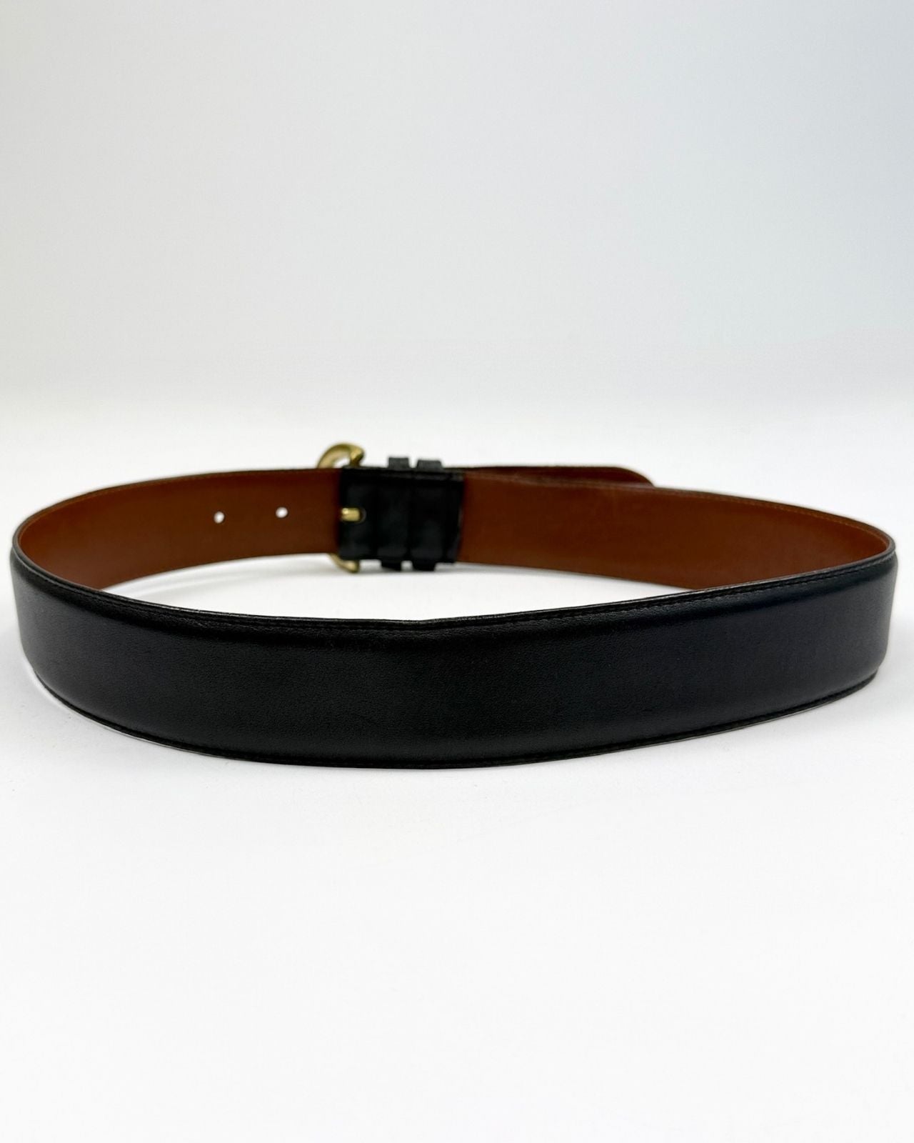 Classic Black Coach Belt