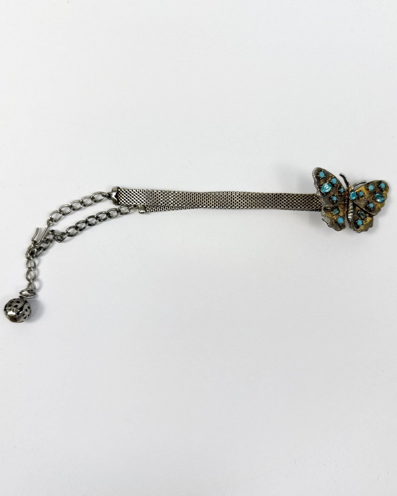Brass Butterfly Choker