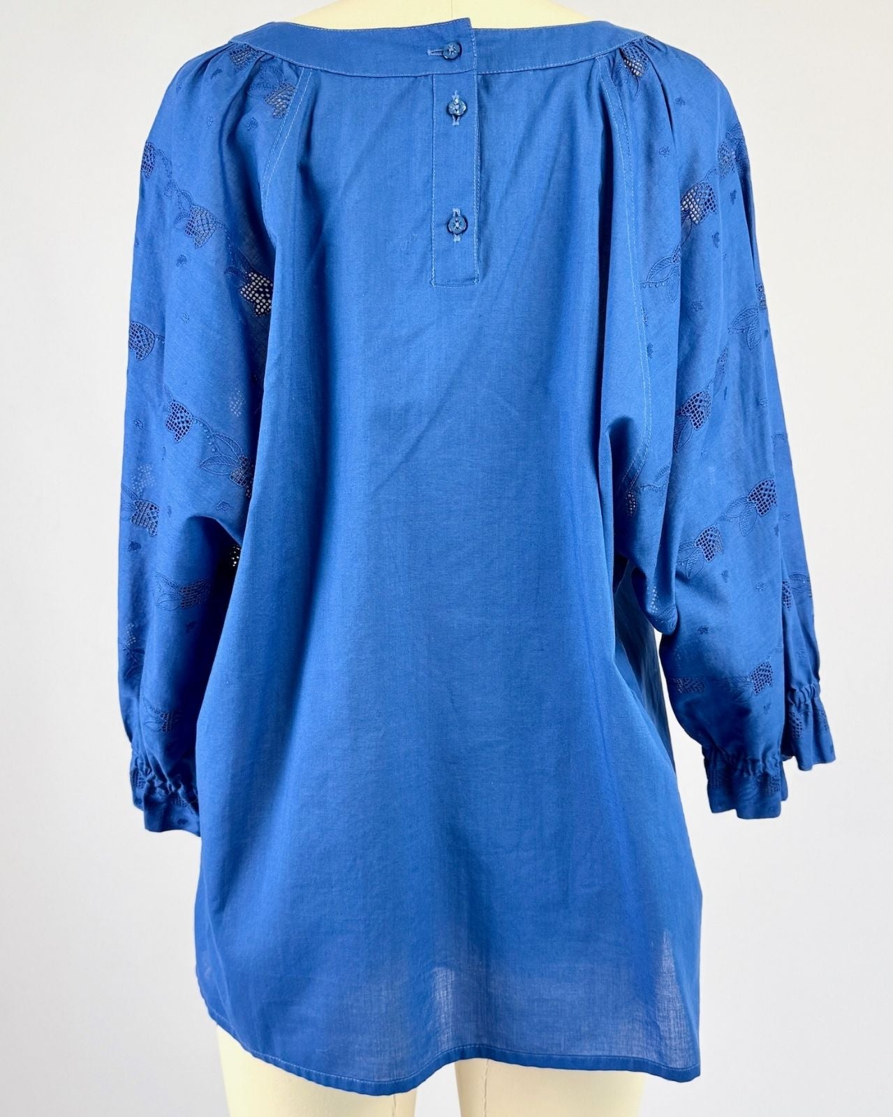 Geiger Lapis Cotton Blouse