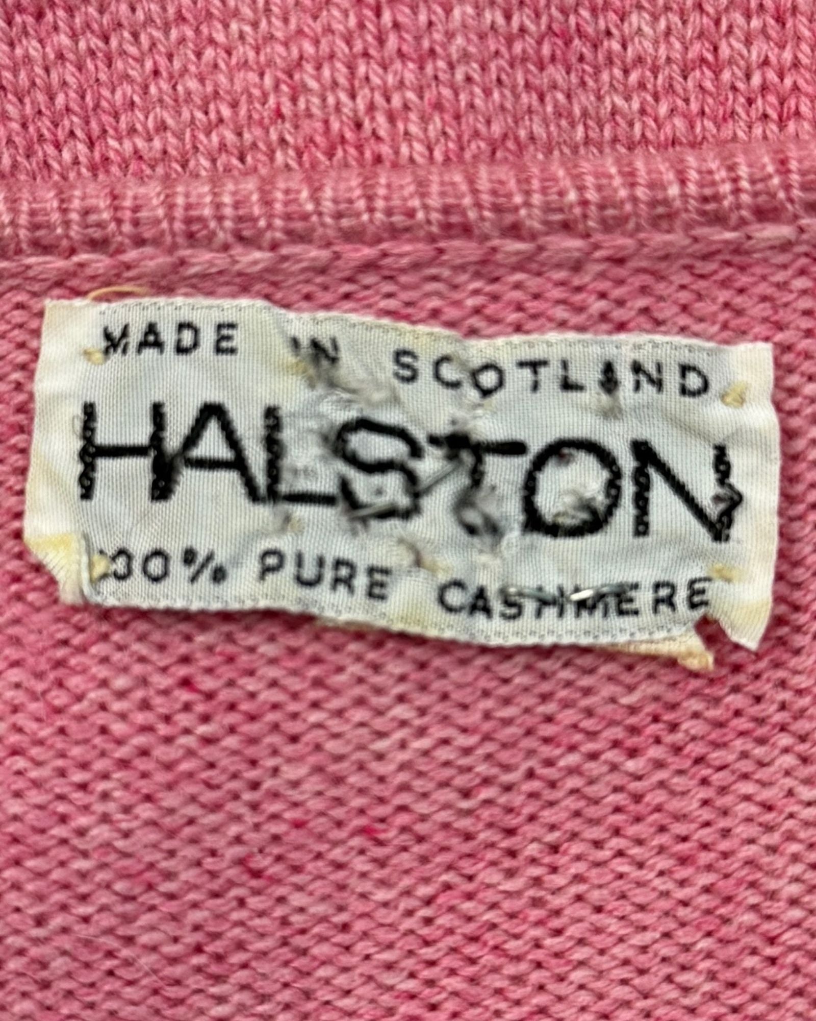 Halston Pink Dreams Cashmere Dress