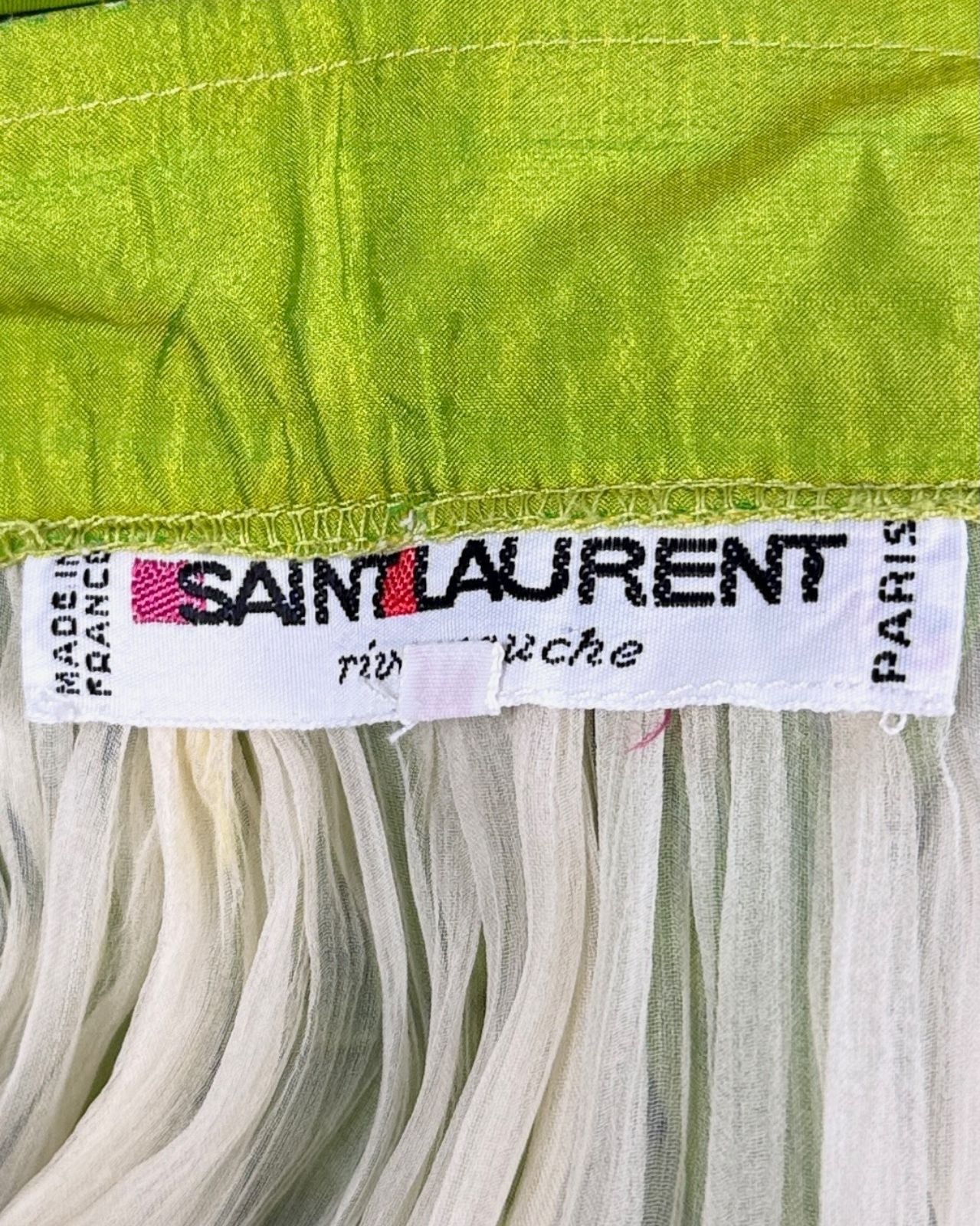 YSL Apple of My Eye Taffeta Balloon Skirt
