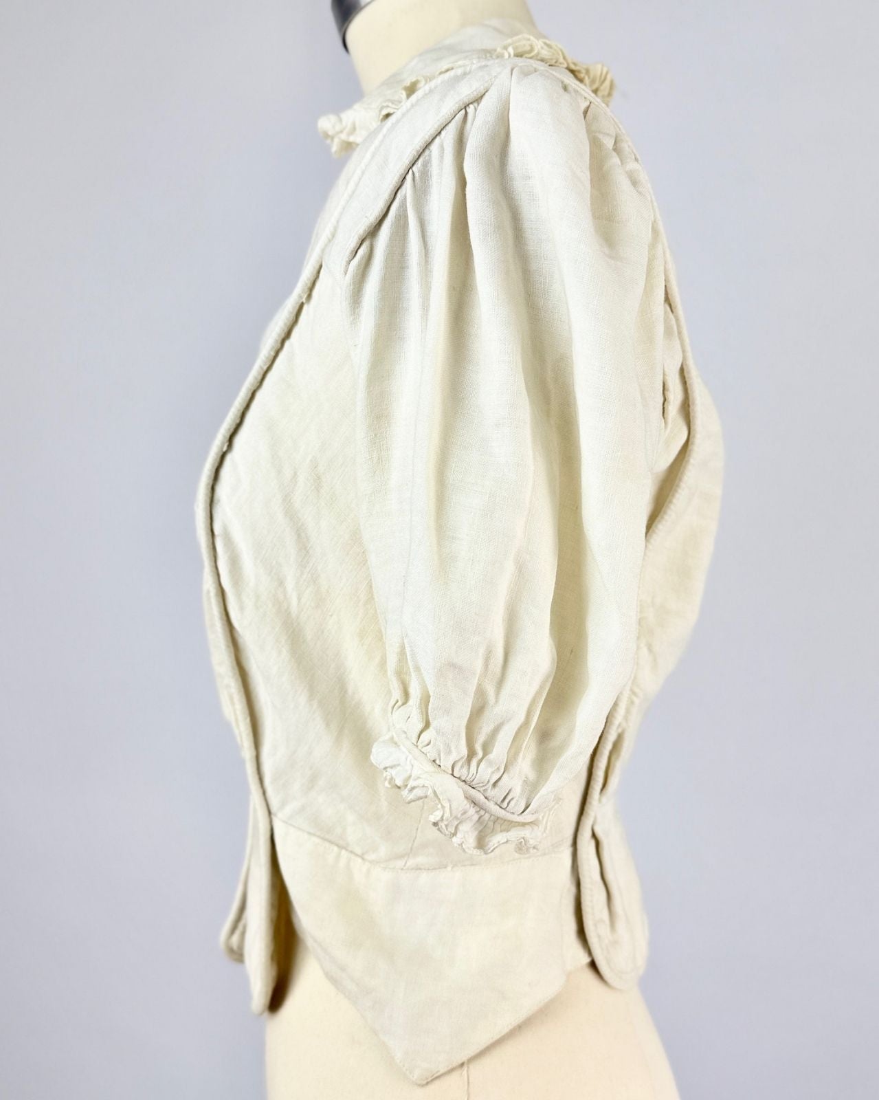 Antique White Puff Sleeve Top