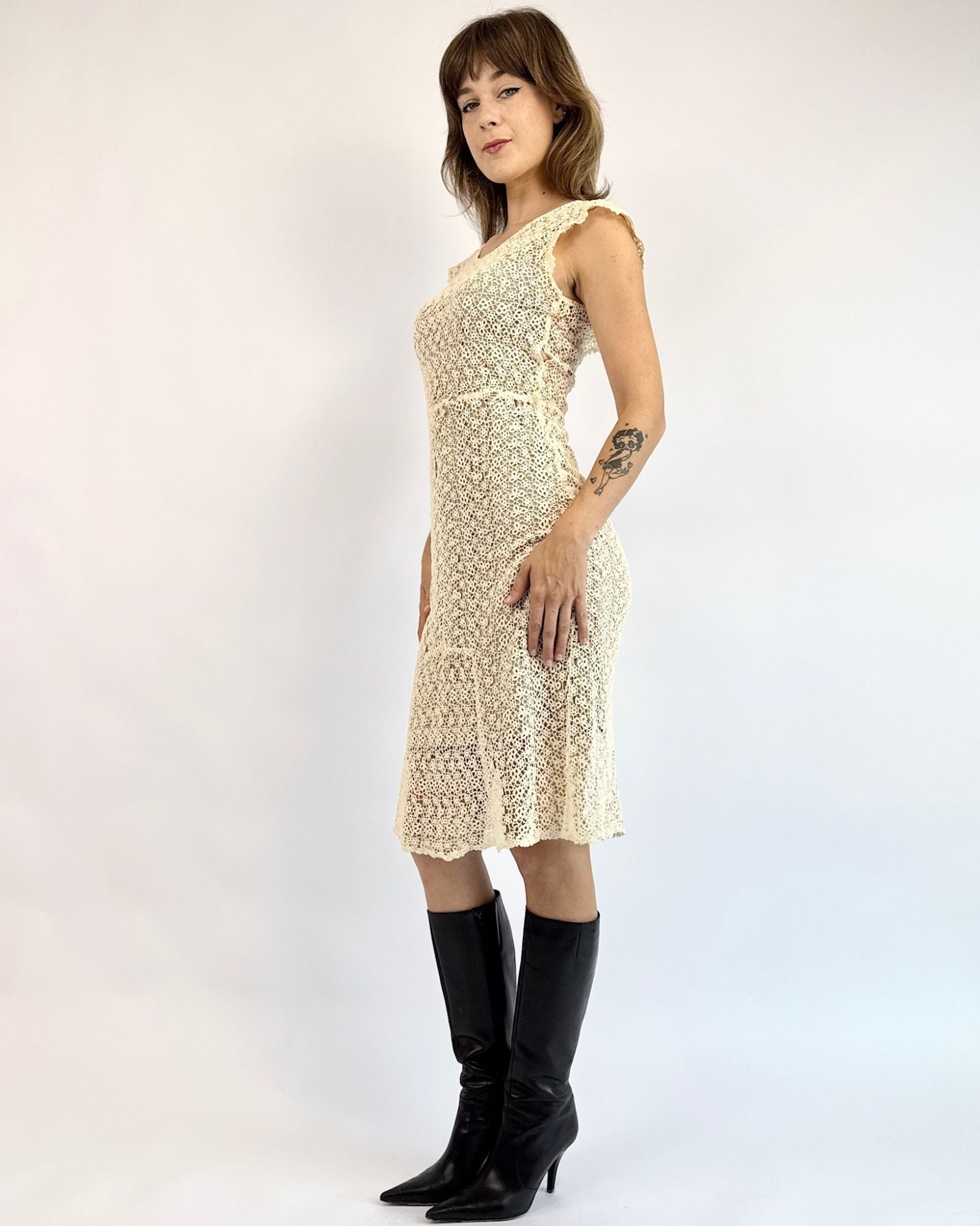 1930's Day Dreaming Crochet Dress