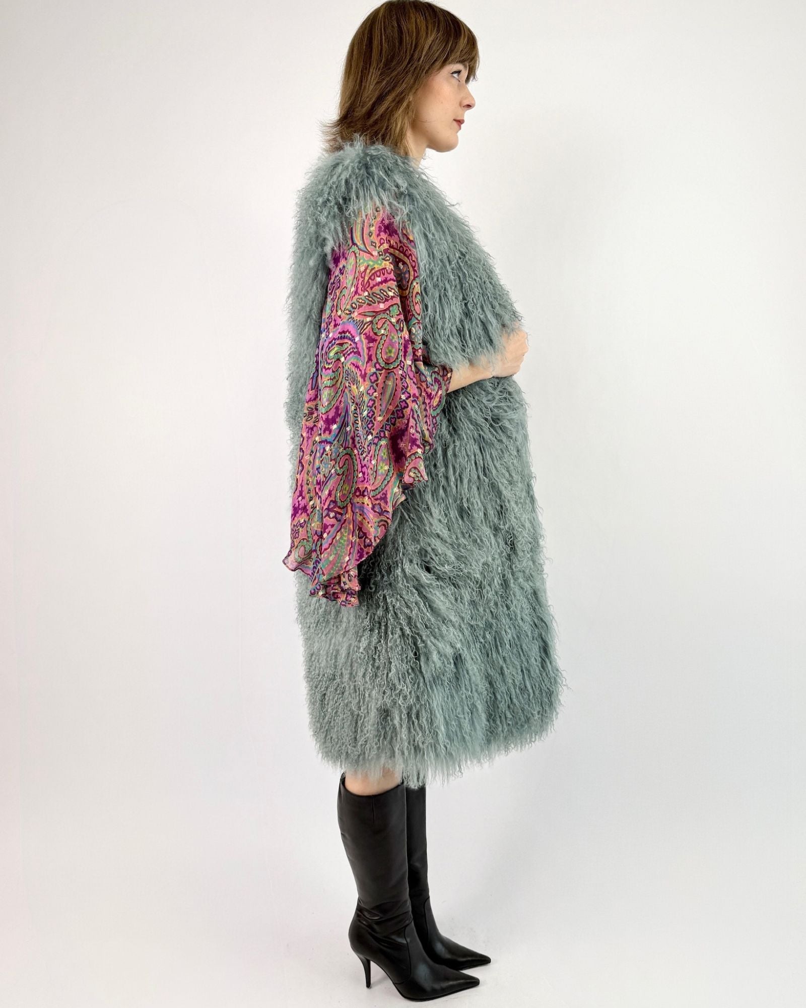 Diane von Furstenberg Moody Aqua Vest