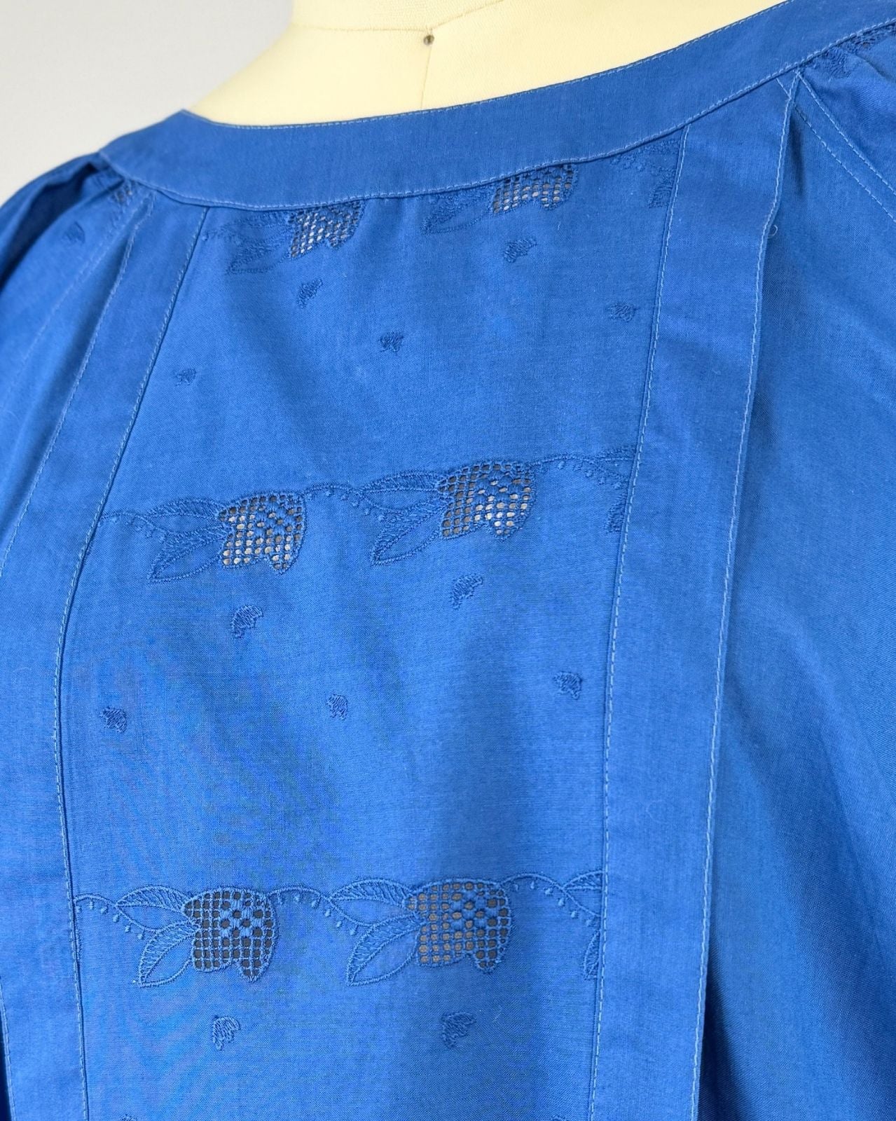 Geiger Lapis Cotton Blouse