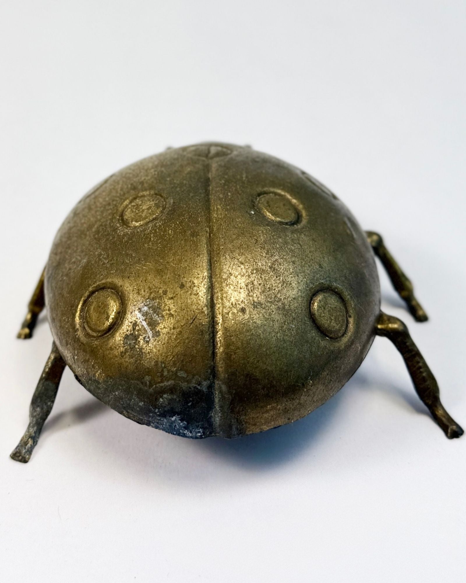 Brass Ladybug Trinket Box