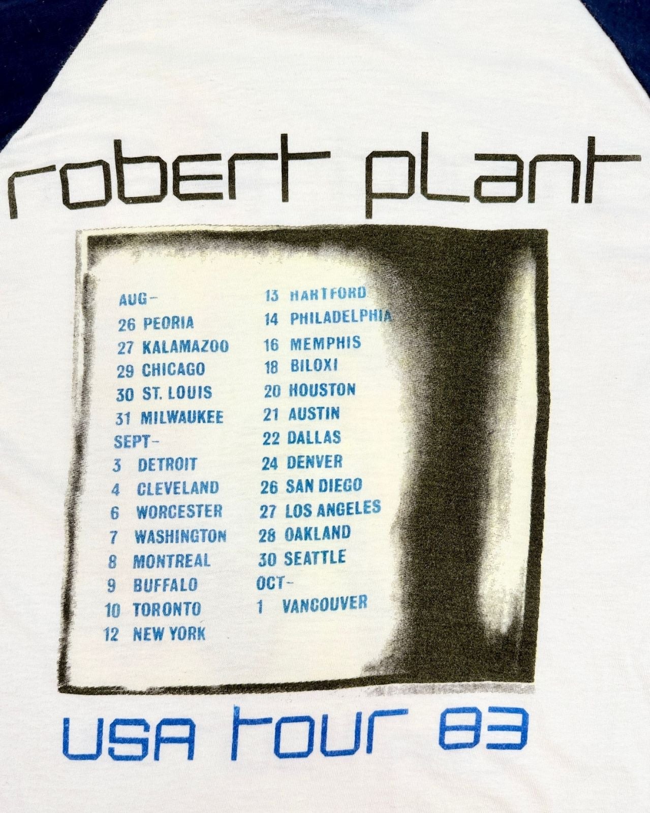 Robert Plant 1983 Tour Raglan Tee