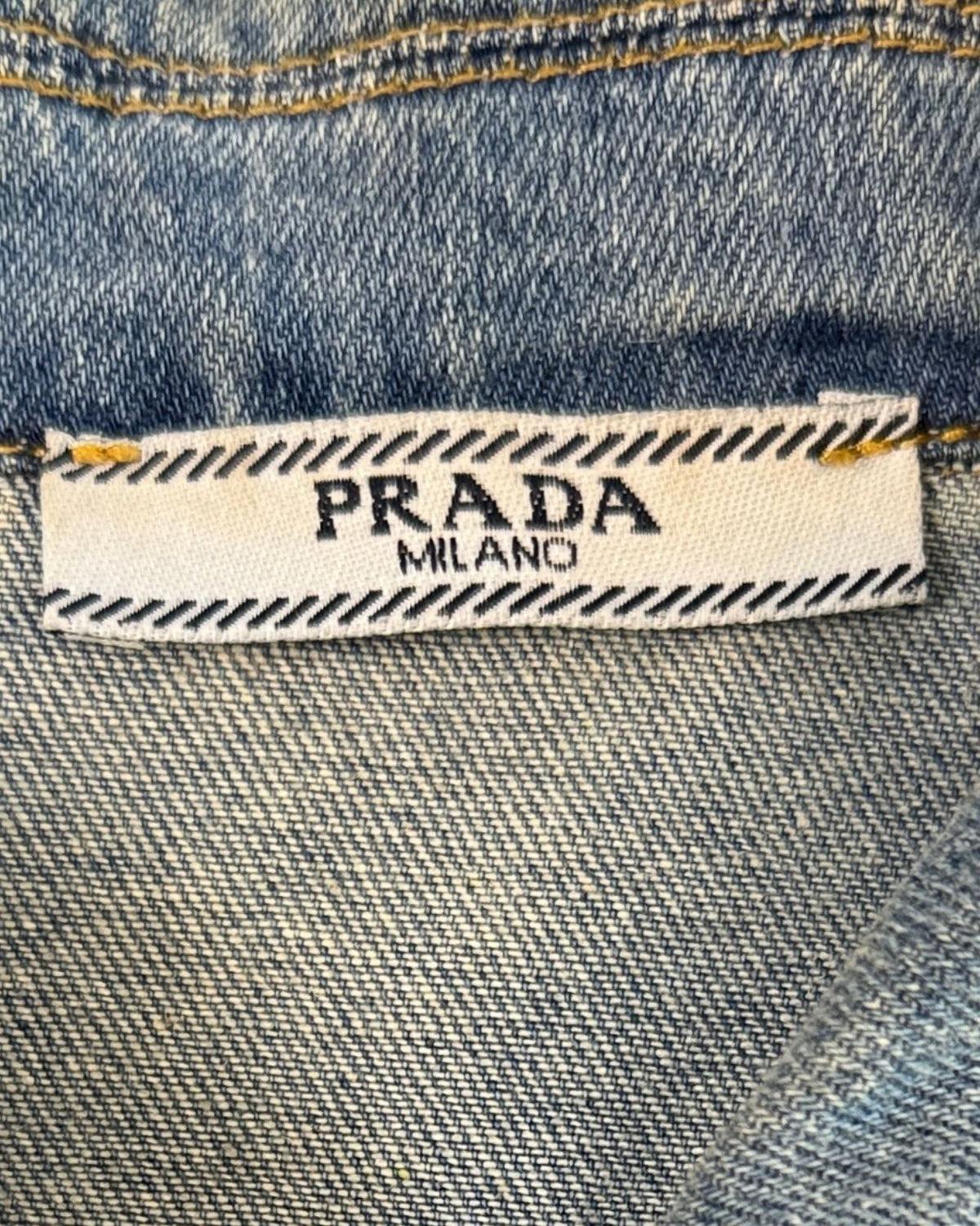 Prada Cropped Denim Jacket